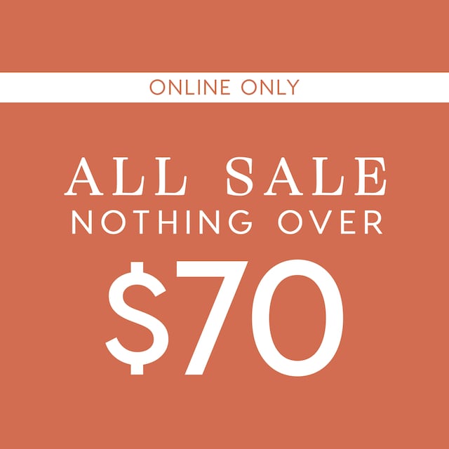 Online Only. All Sale Nothiver Over $70