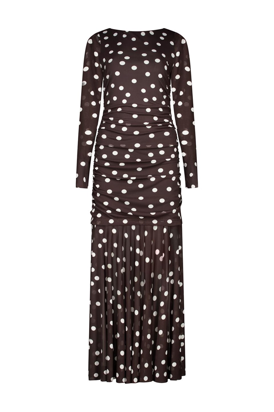 Violet Ruched Midi Dress