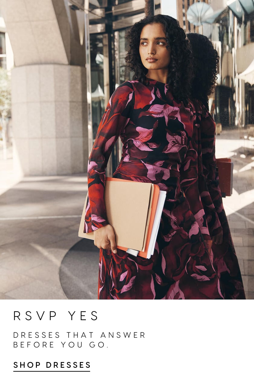 RSVP Yes. Dresses that answer before you go. Shop Dresses