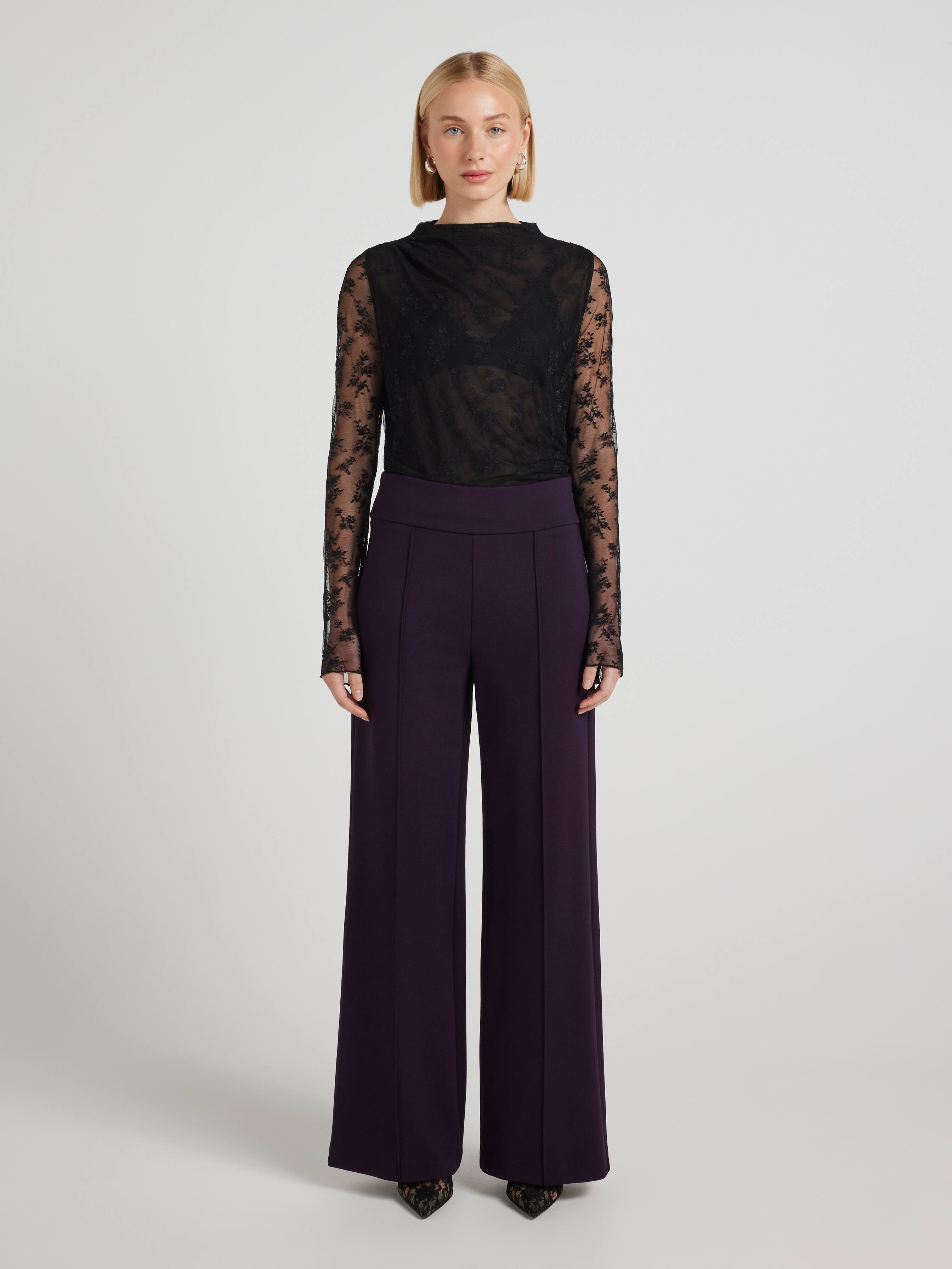 Peppa Wide Leg Ponte Pant