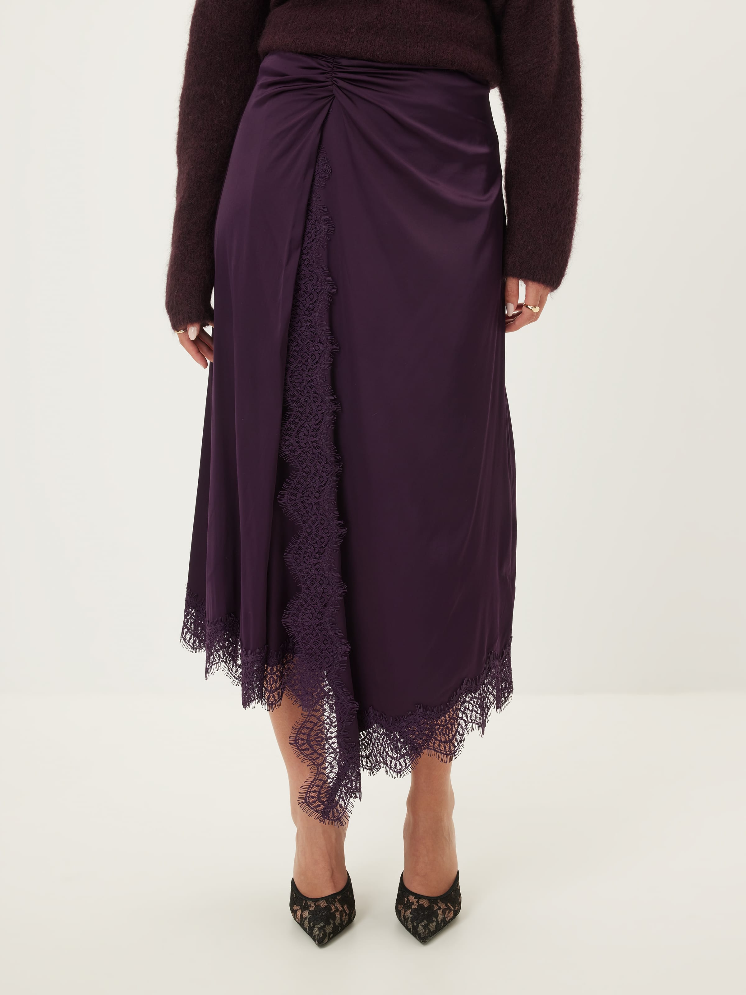 Te Amo Satin Slip Skirt