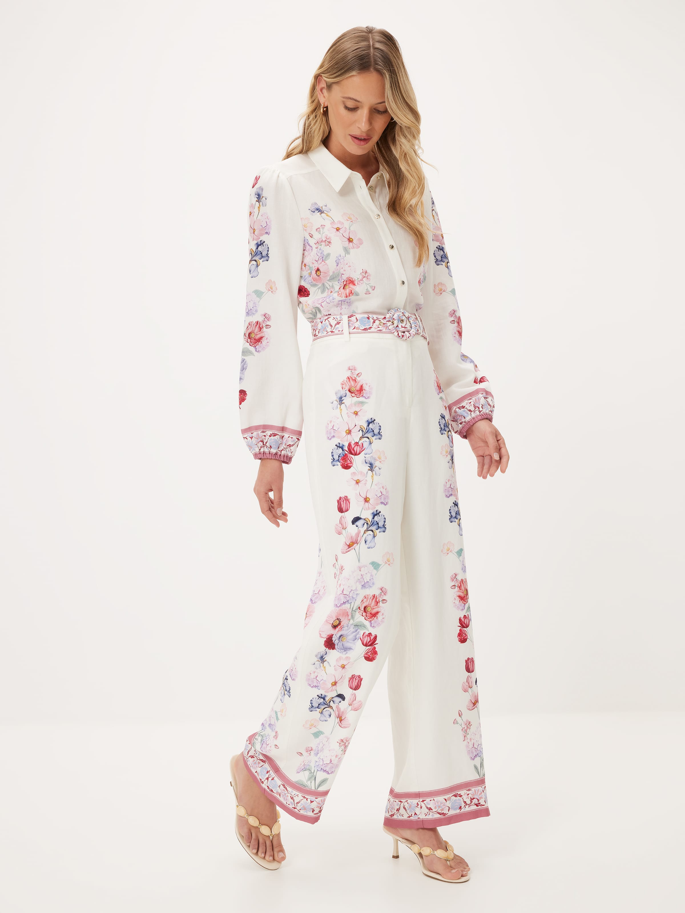 Royal Aster Printed Pant