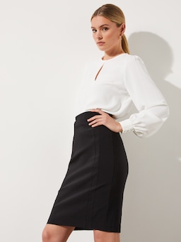 Brooklyn Panelled Long Skirt