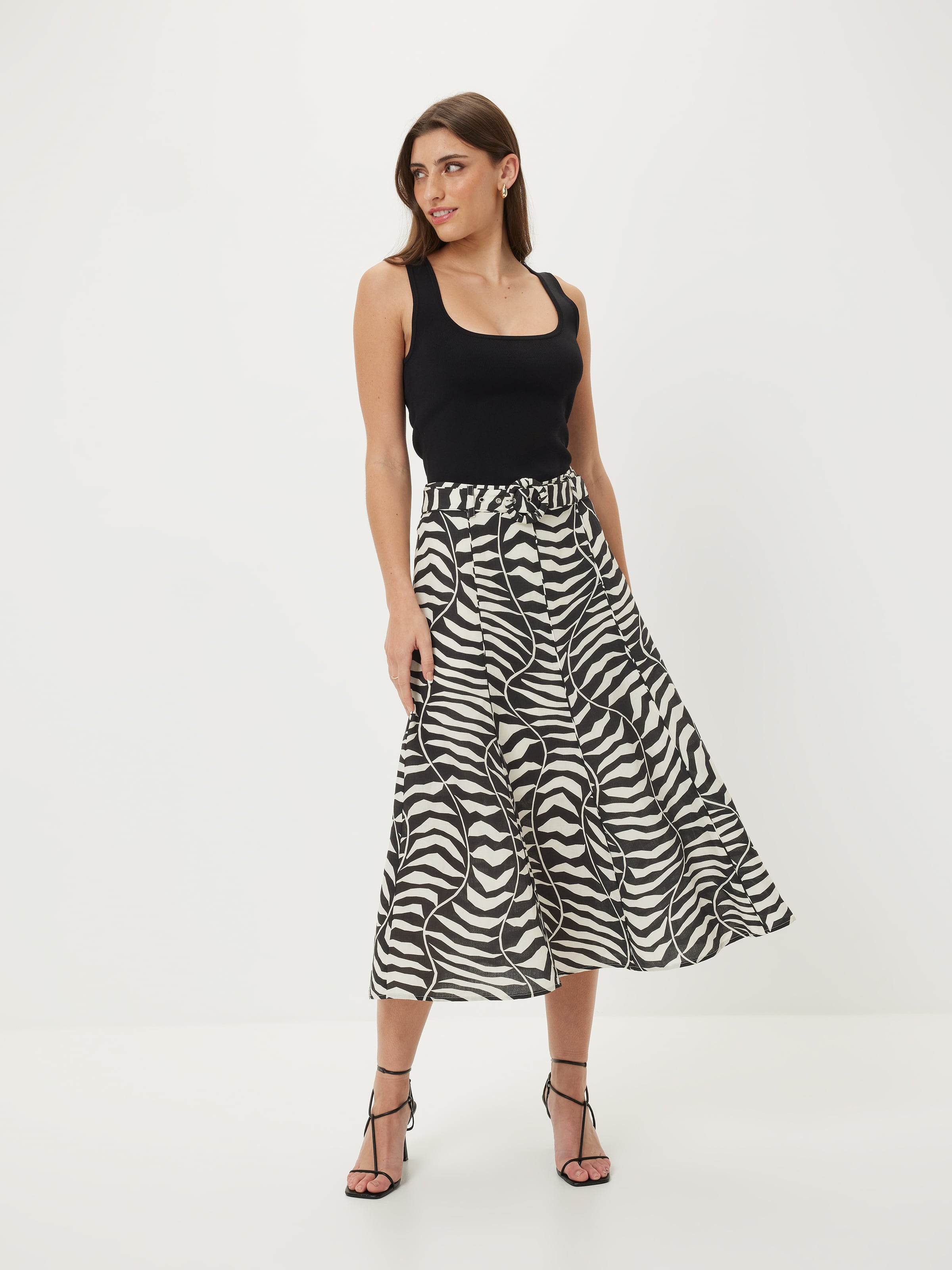 Cabana Nights Midi Skirt