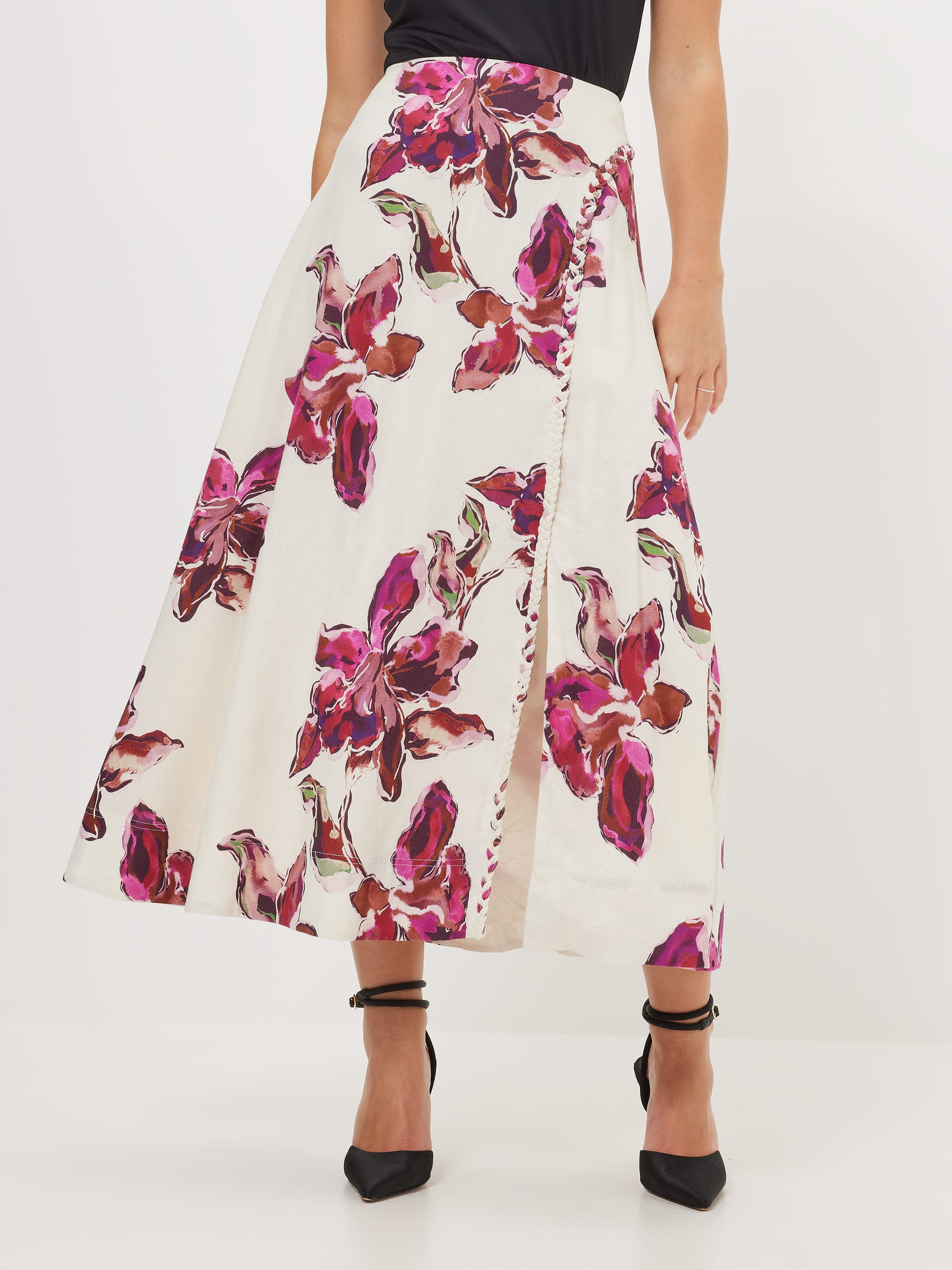 Floral maxi hot sale skirt nz