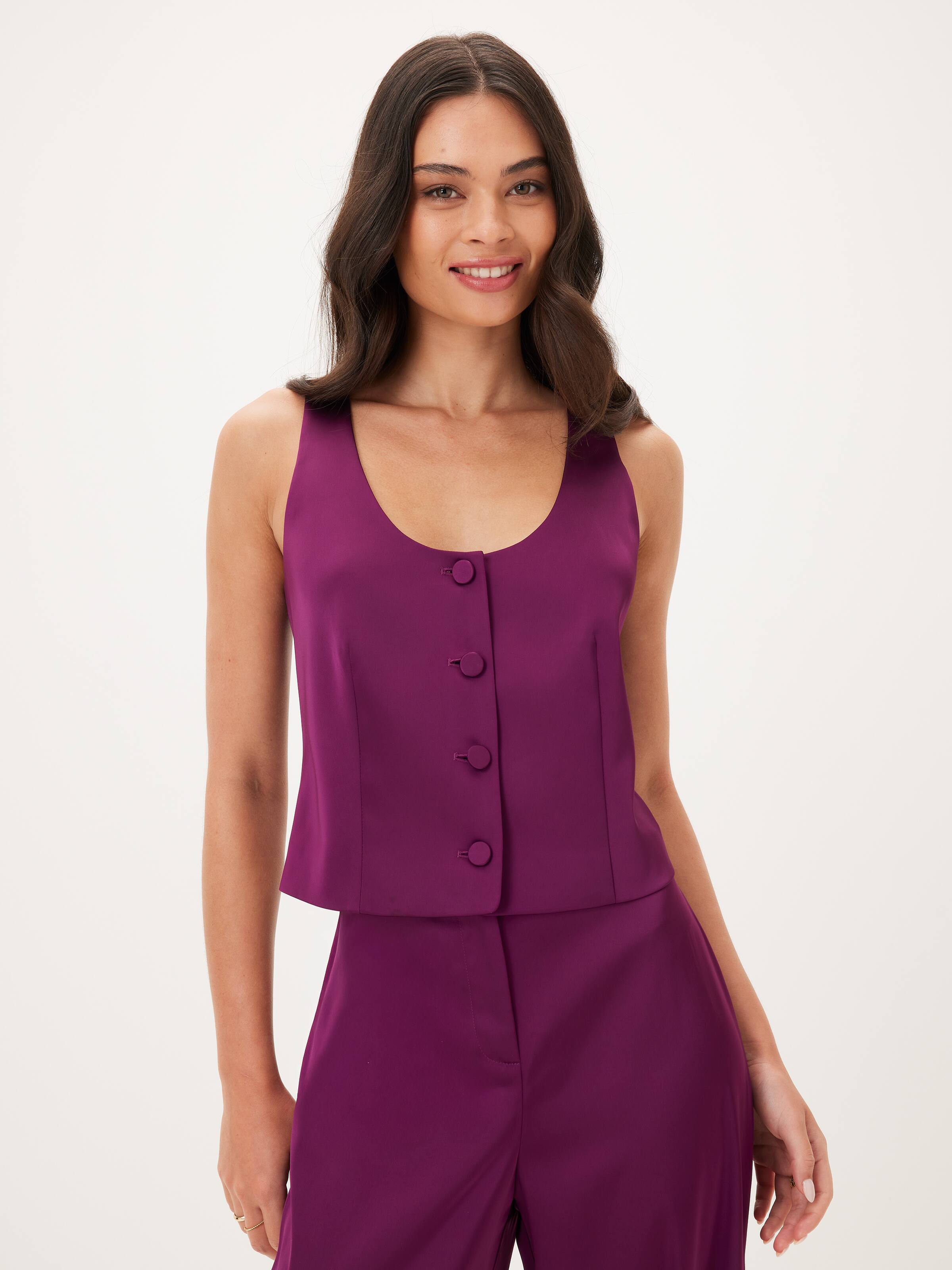 Love Triangle Satin Waistcoat