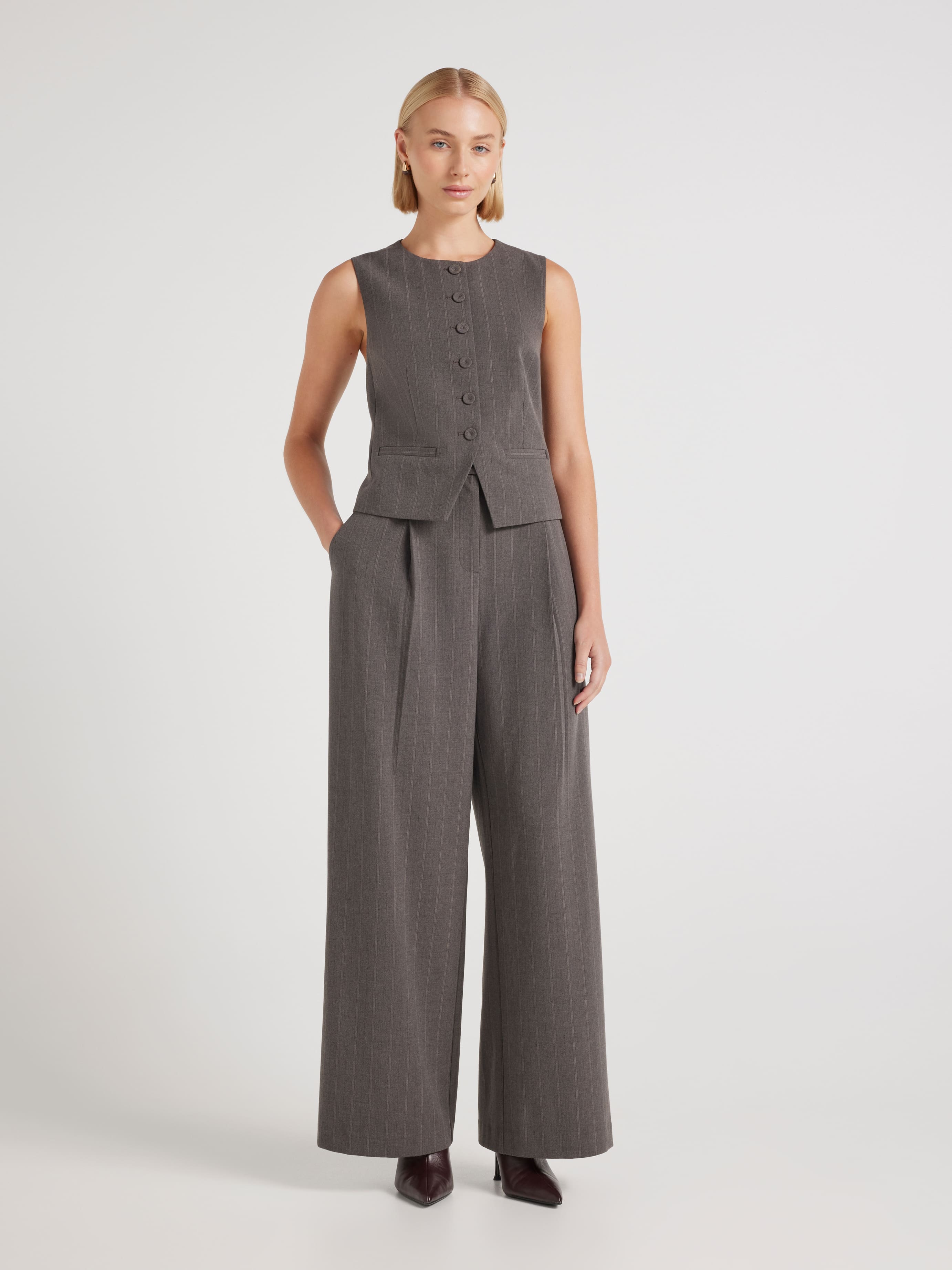 Push It Pinstripe Vest