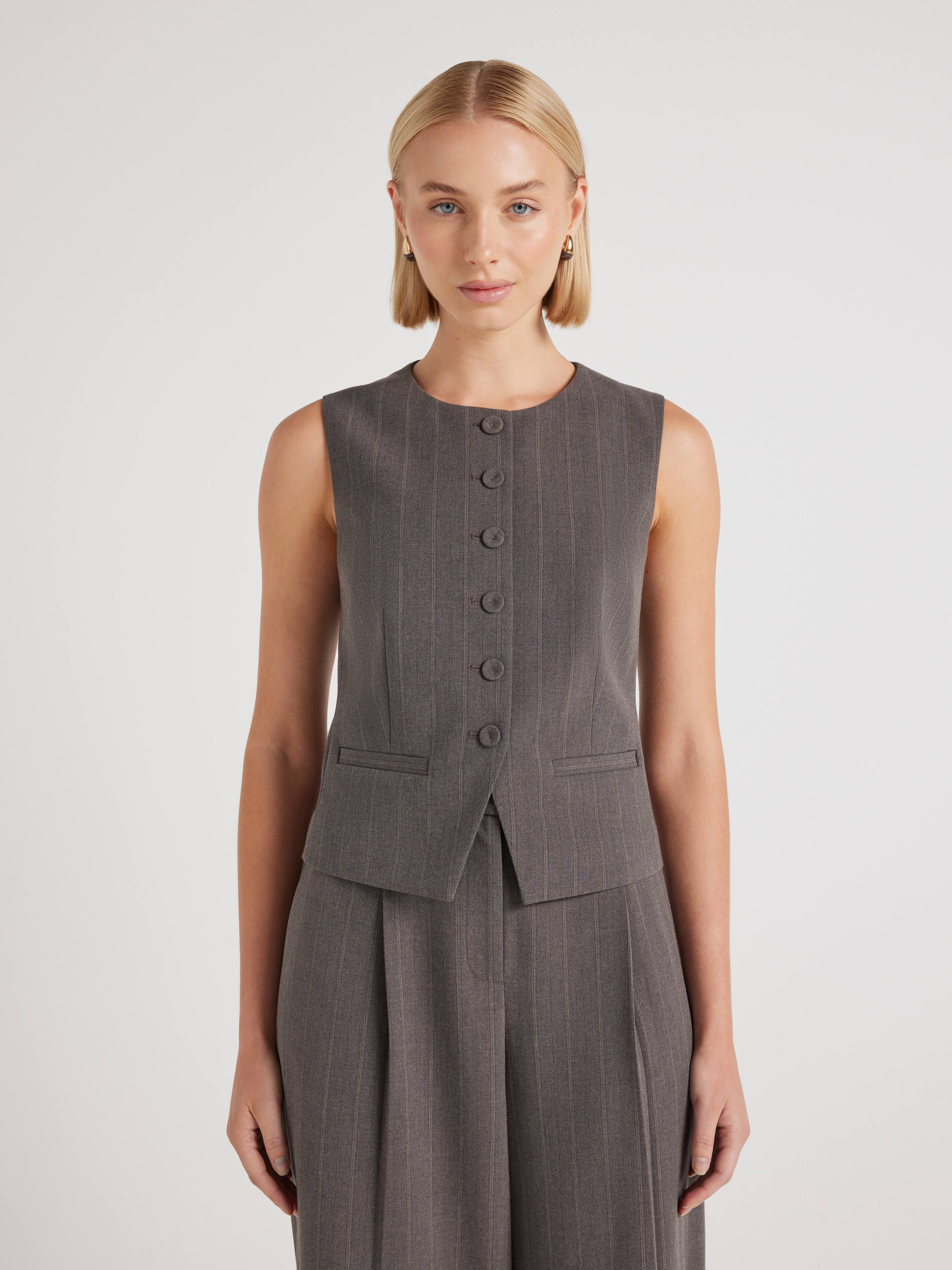 Push It Pinstripe Vest