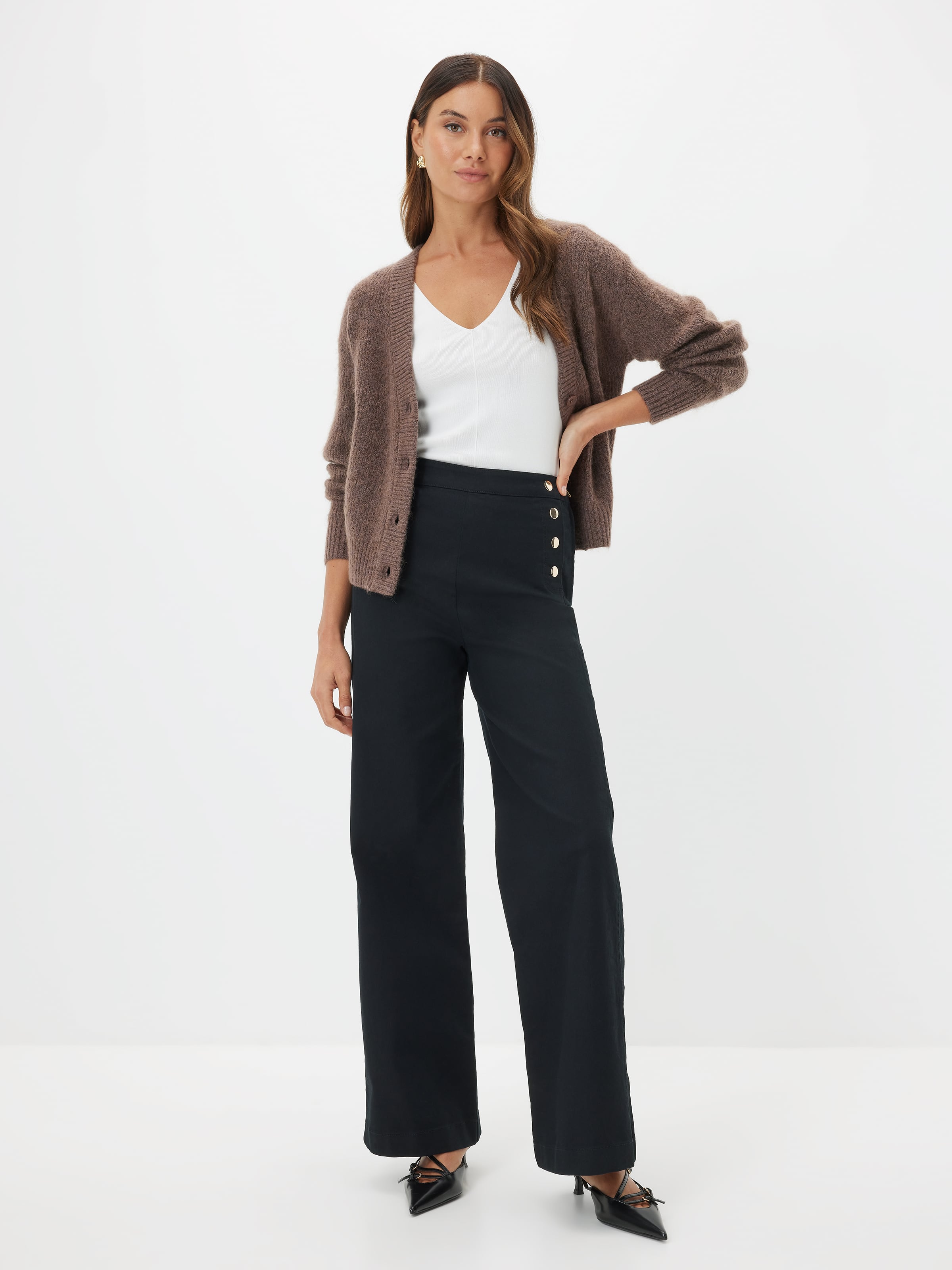Manhattan Denim Wide Leg Jean