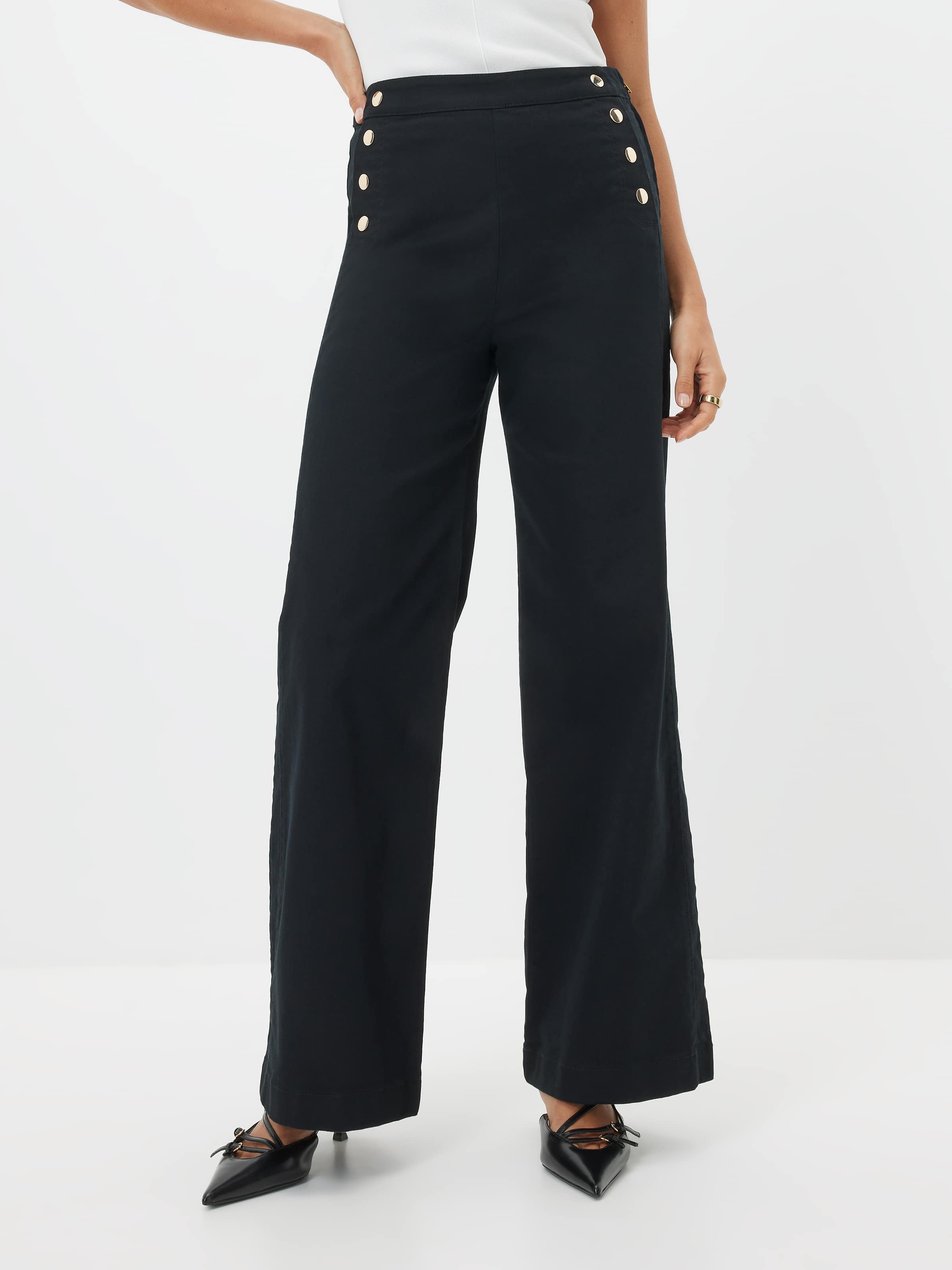 Manhattan Denim Wide Leg Jean