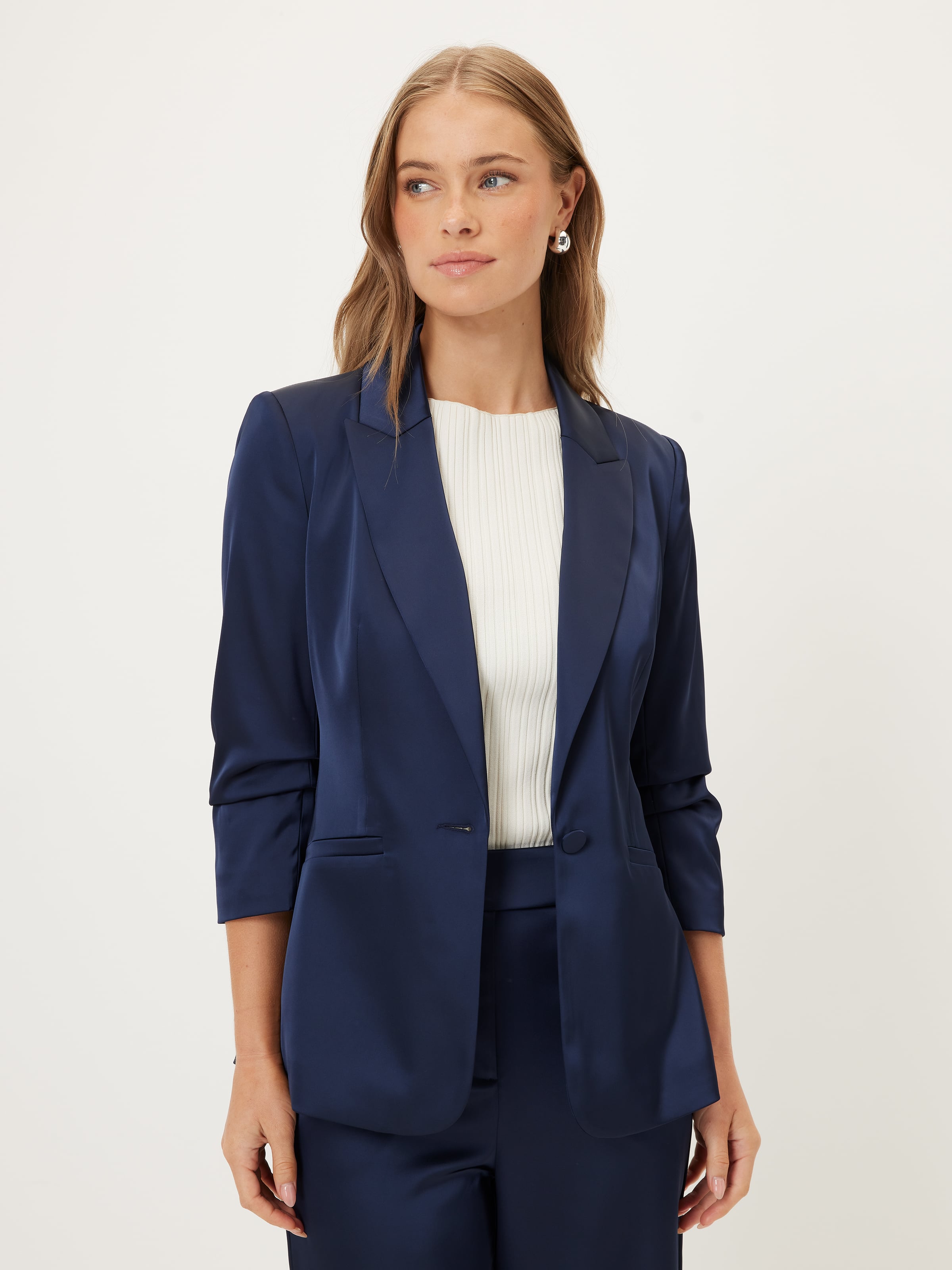 Cupids Bow Satin Blazer