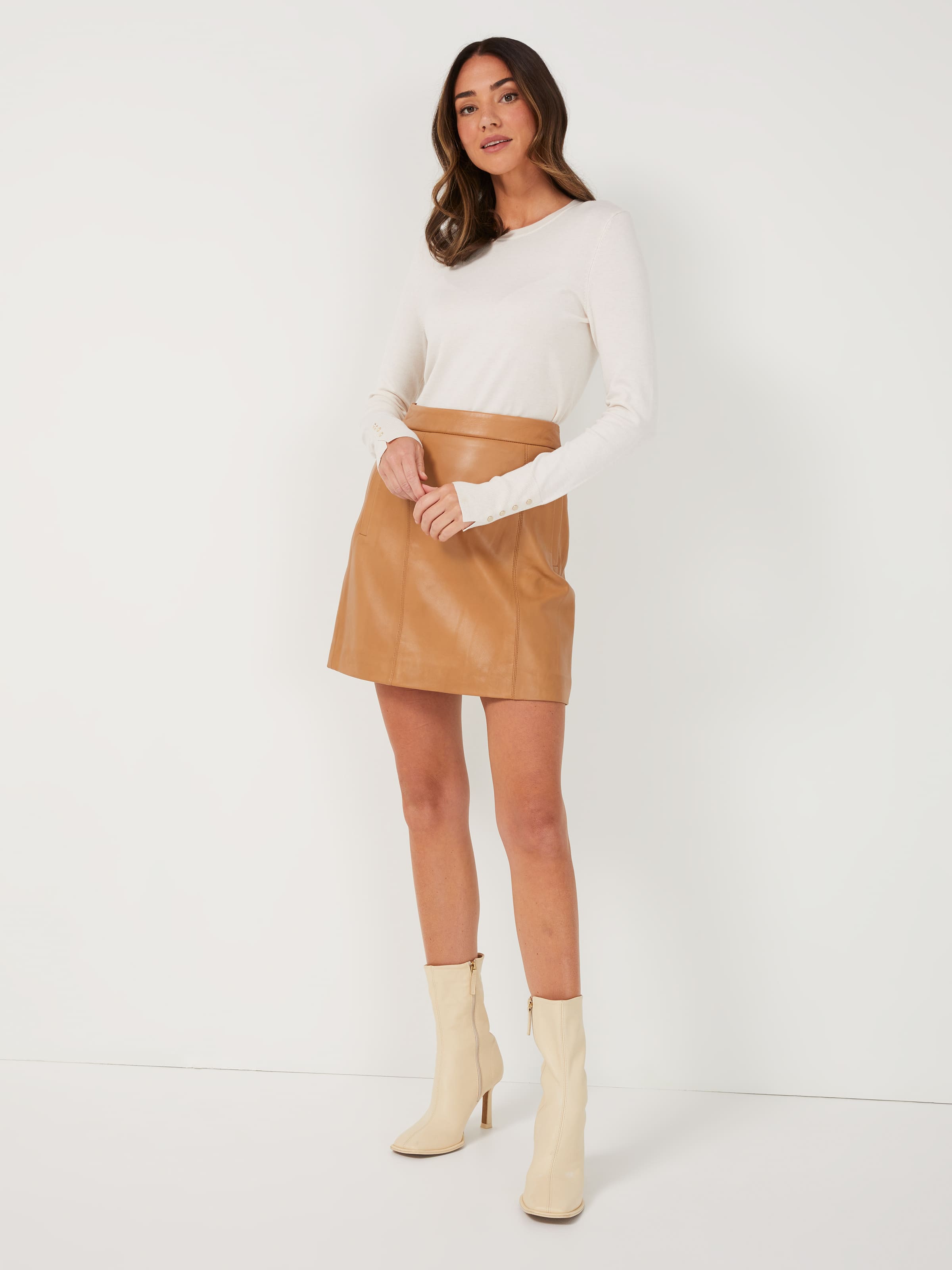 Tan shop skirt nz