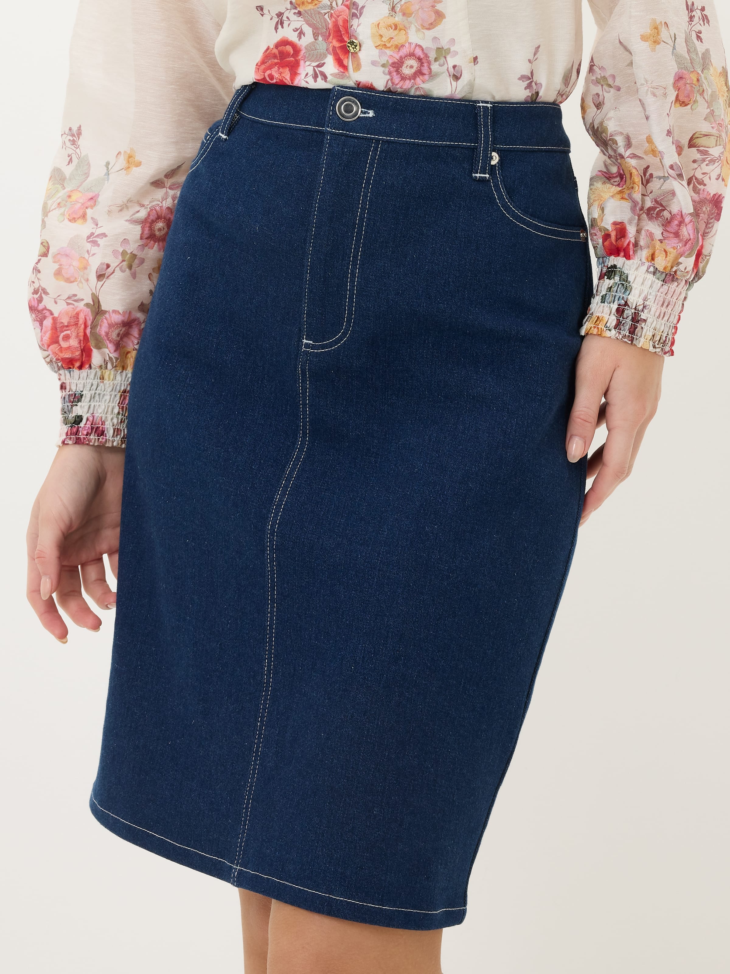 Upper East Side Denim Skirt