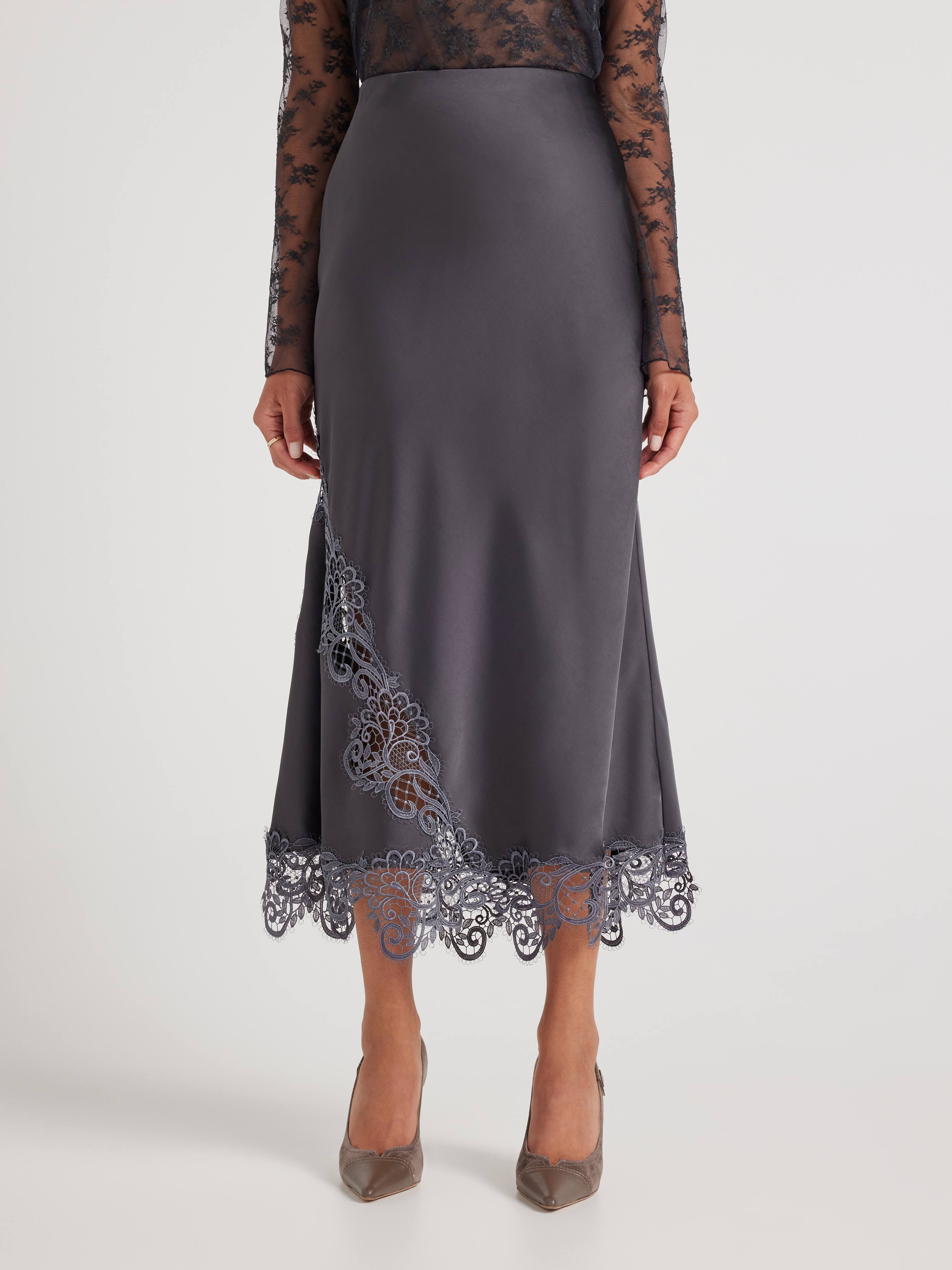 Non Stop Satin Slip Skirt