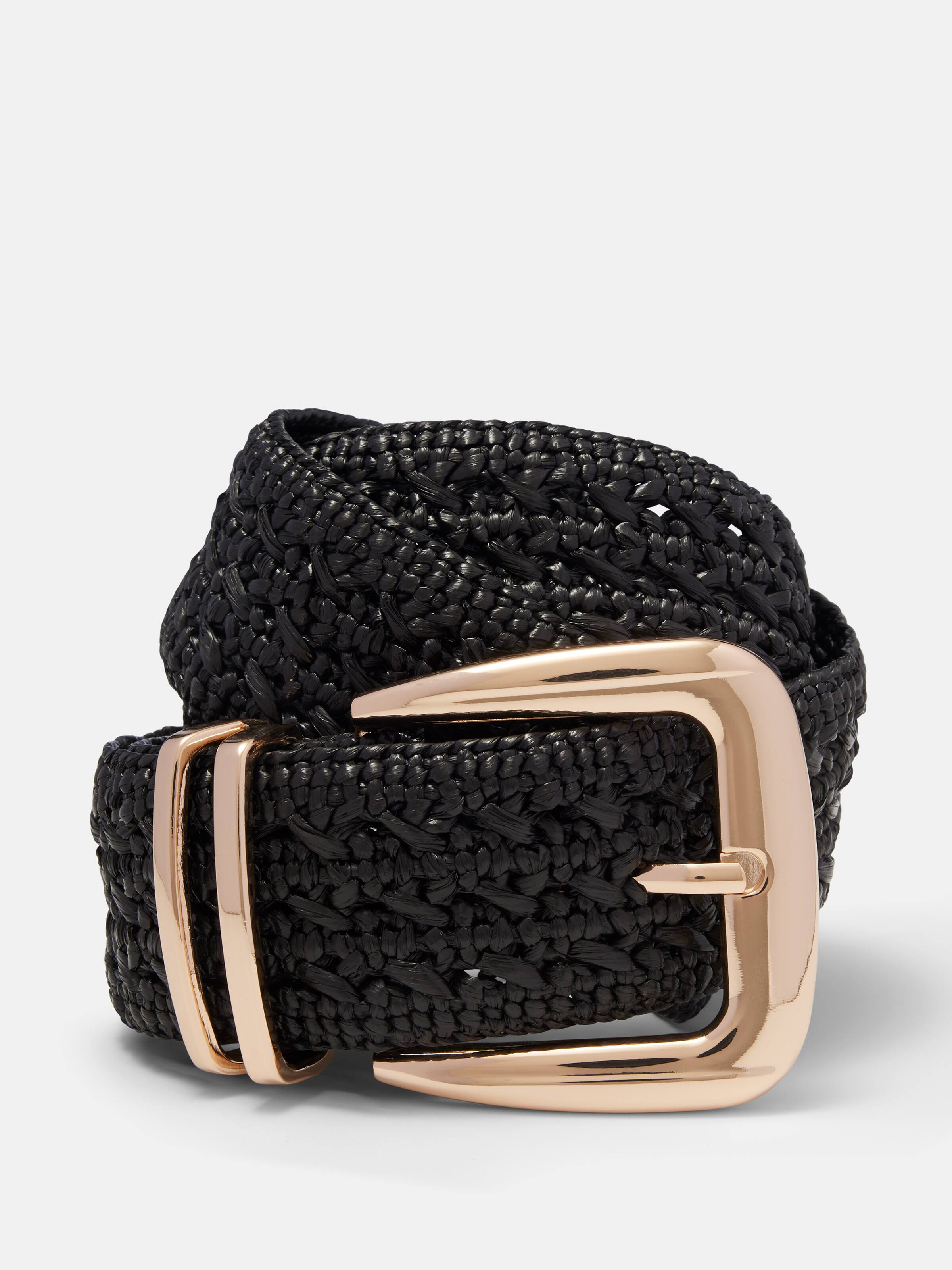 Woven Square Buckle Belt