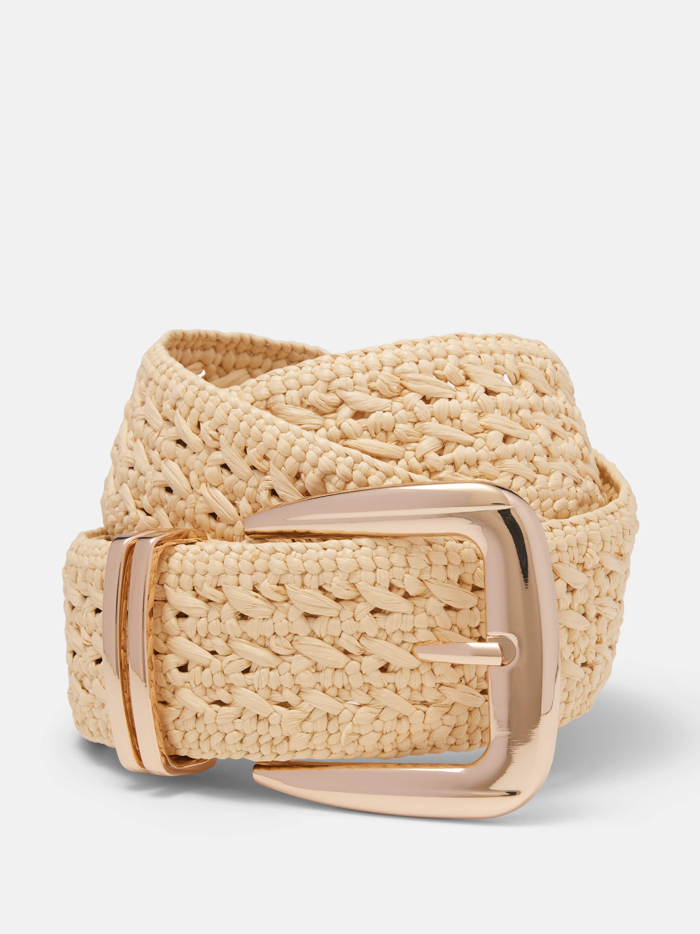 Woven Square Buckle Belt