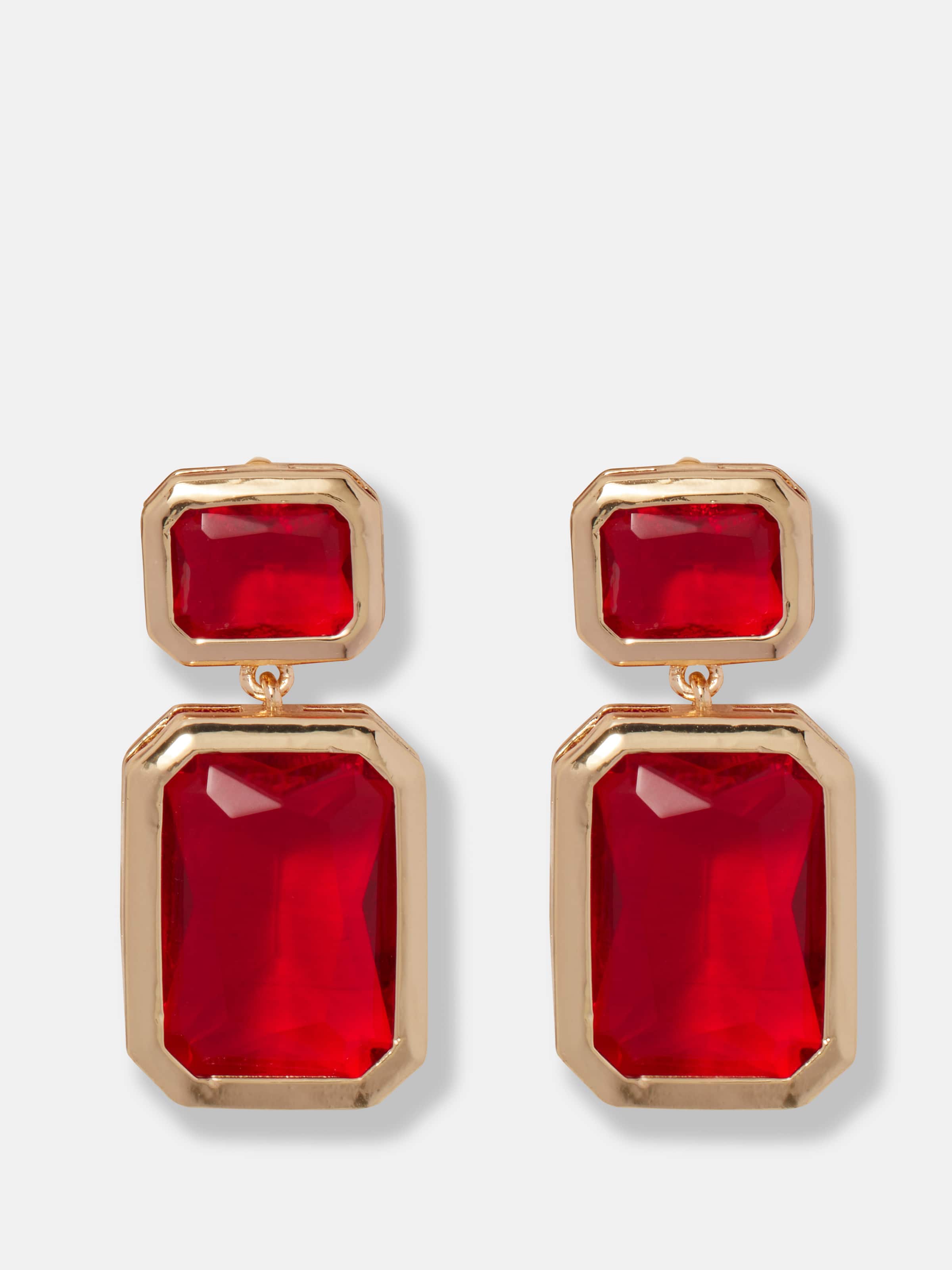 Cleo Baguette Cut Diamante Earrings