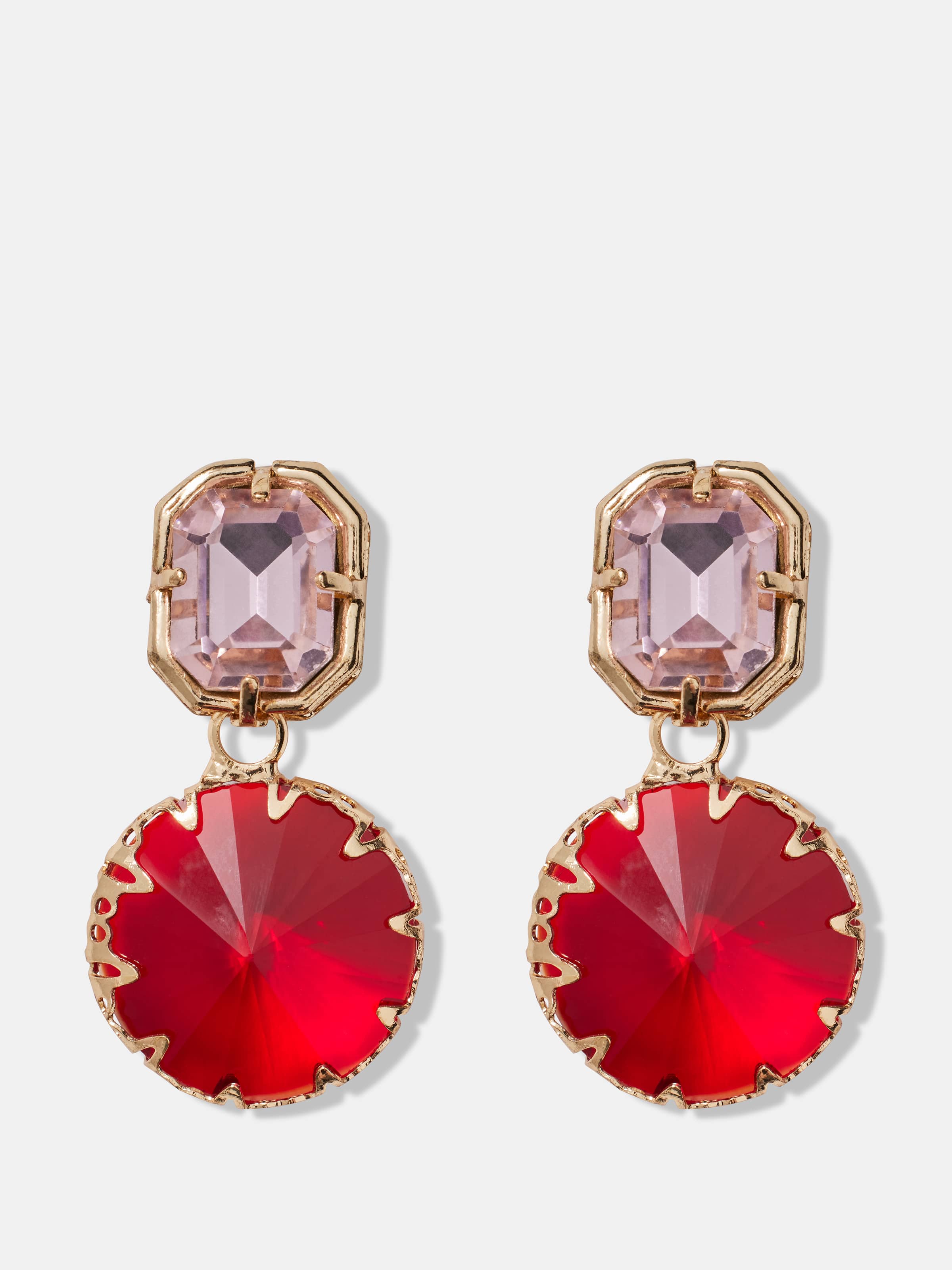 Charlotte Double Drop Jewelled Earrings