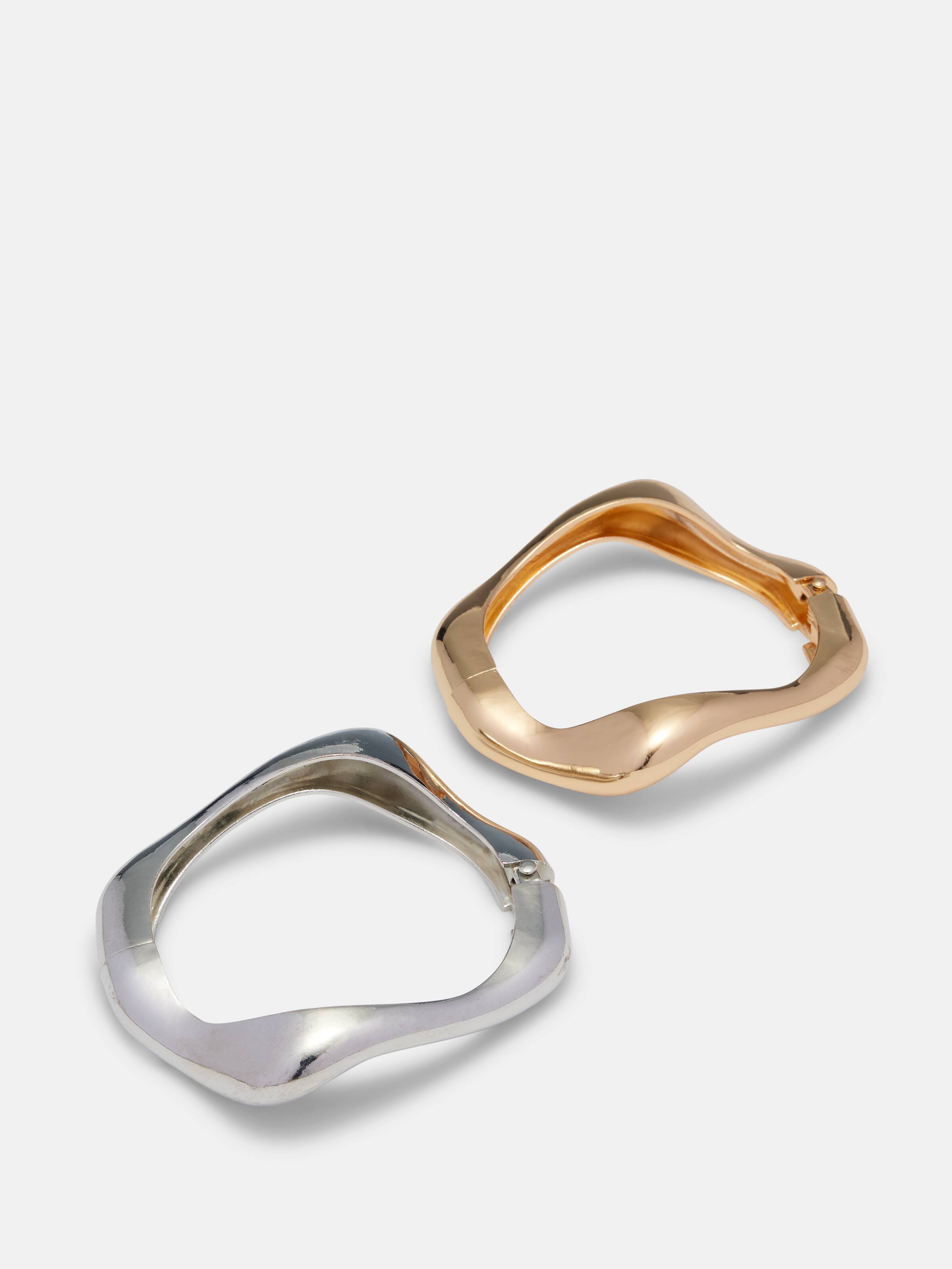 Lizzy Curved Bangle 2 Pack