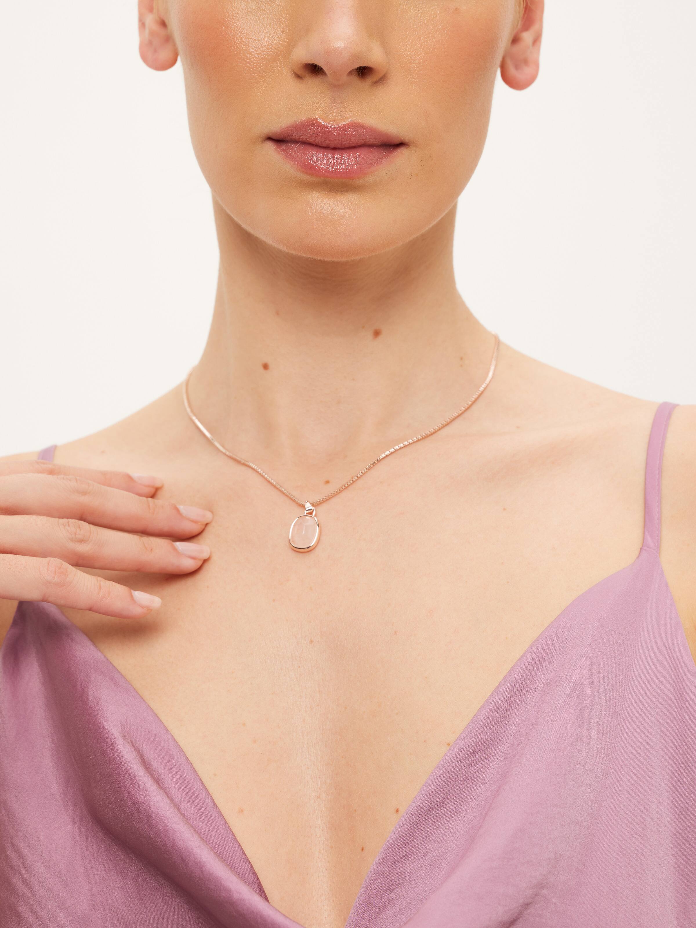 Billie Semi Precious Pendant Necklace