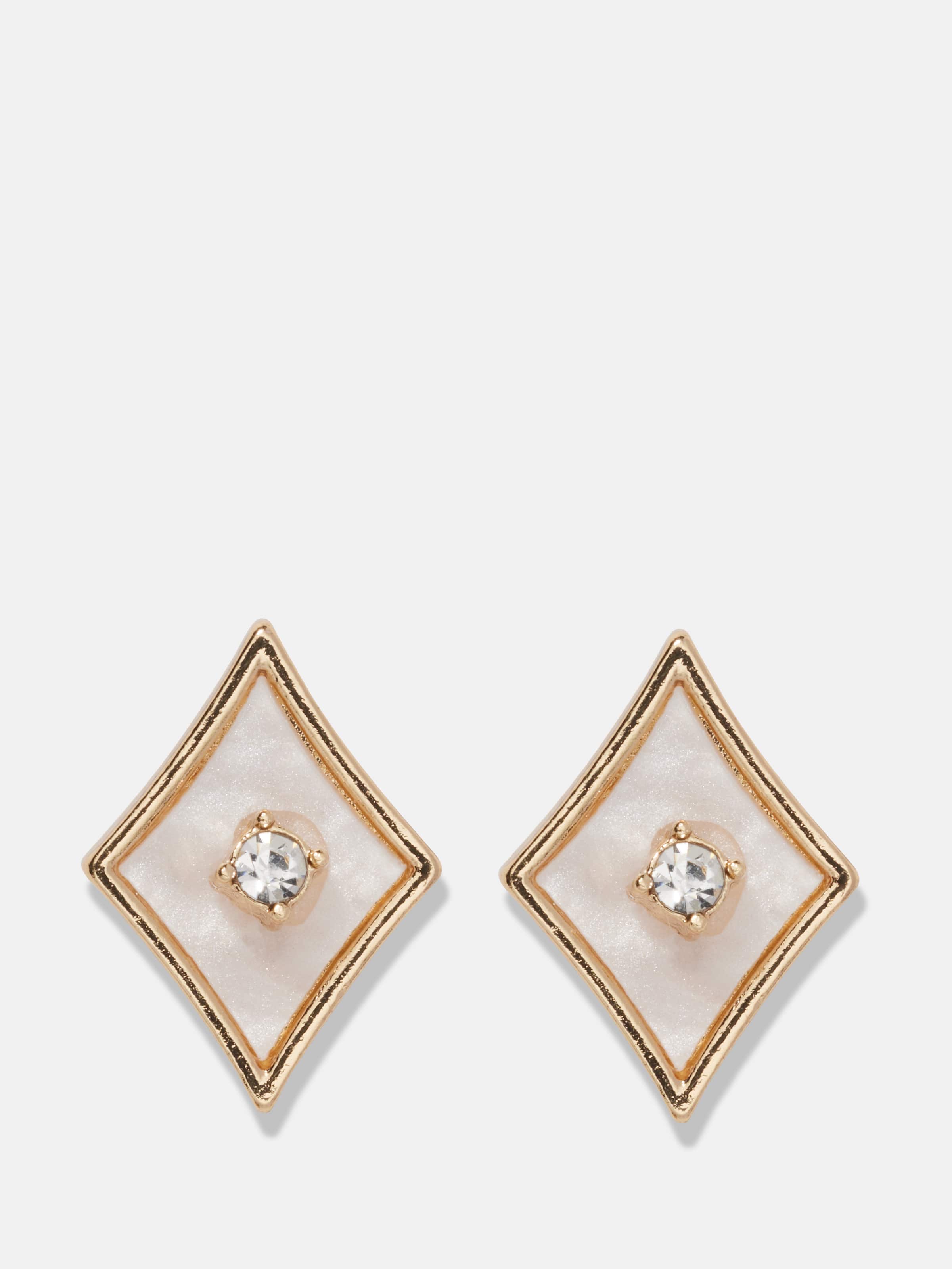 Pippa Enamel Diamante Studs