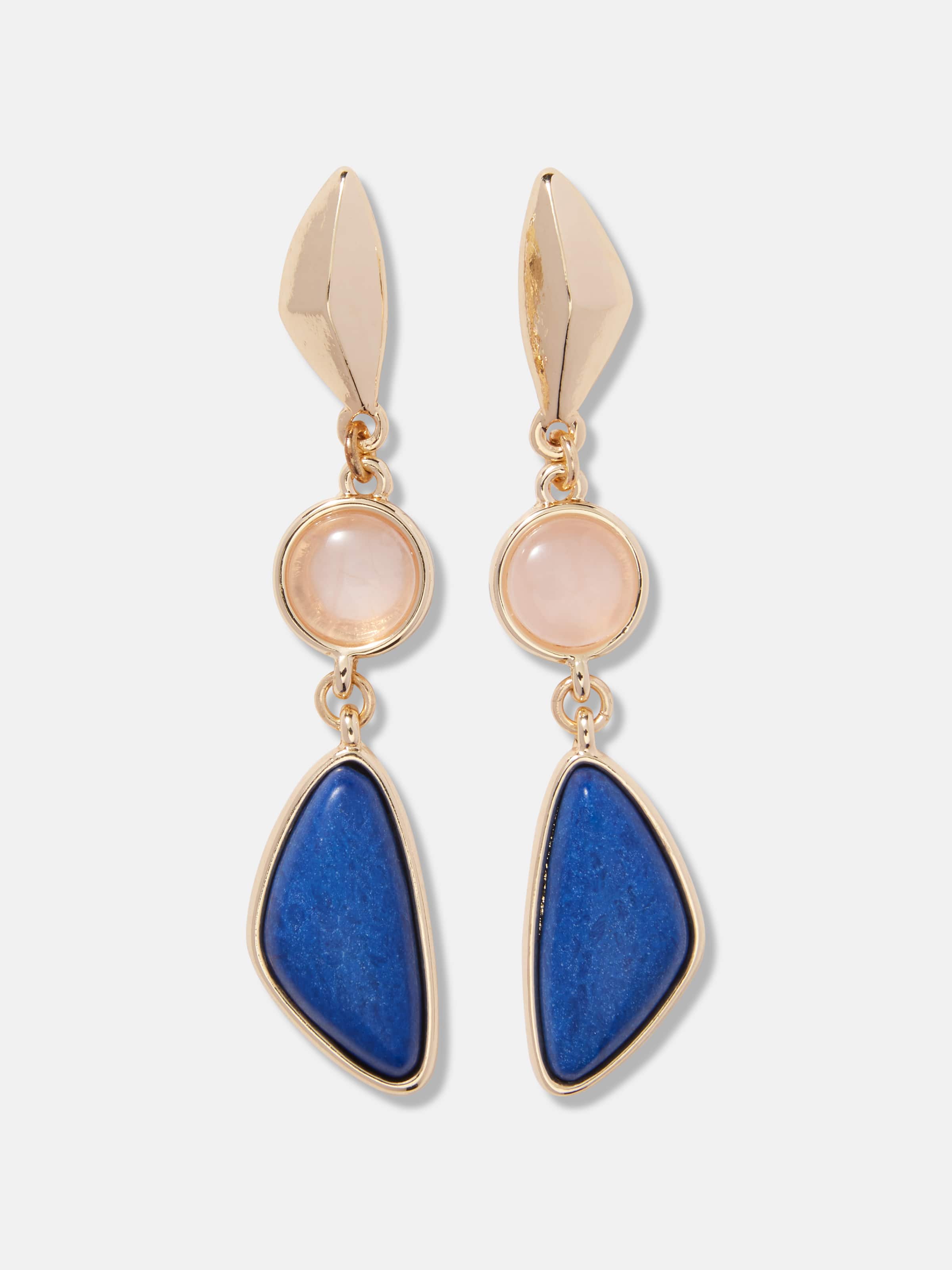Mandy Quartz & Lapis Earrings