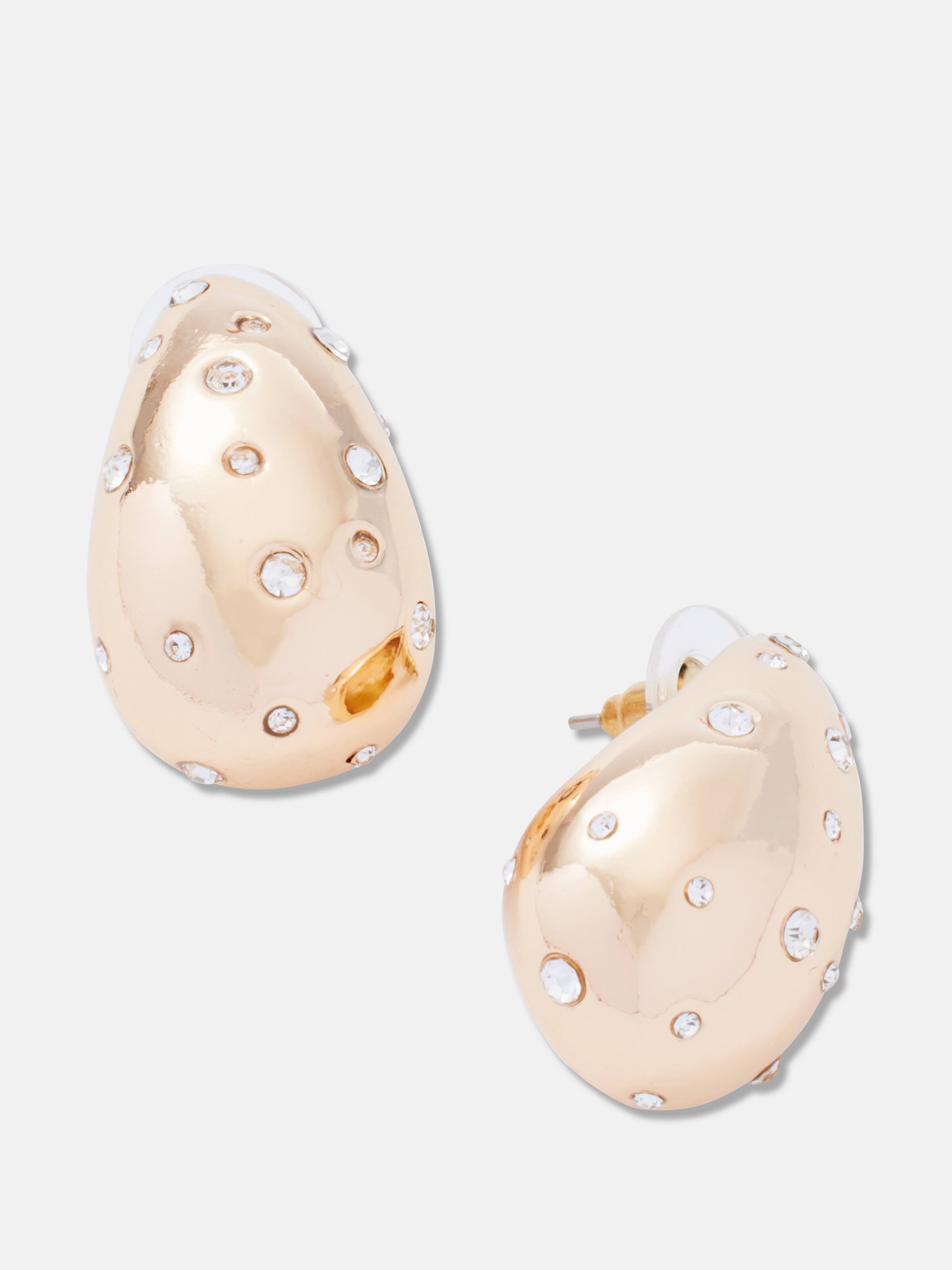 Sia Crystal Tear Drop Earrings