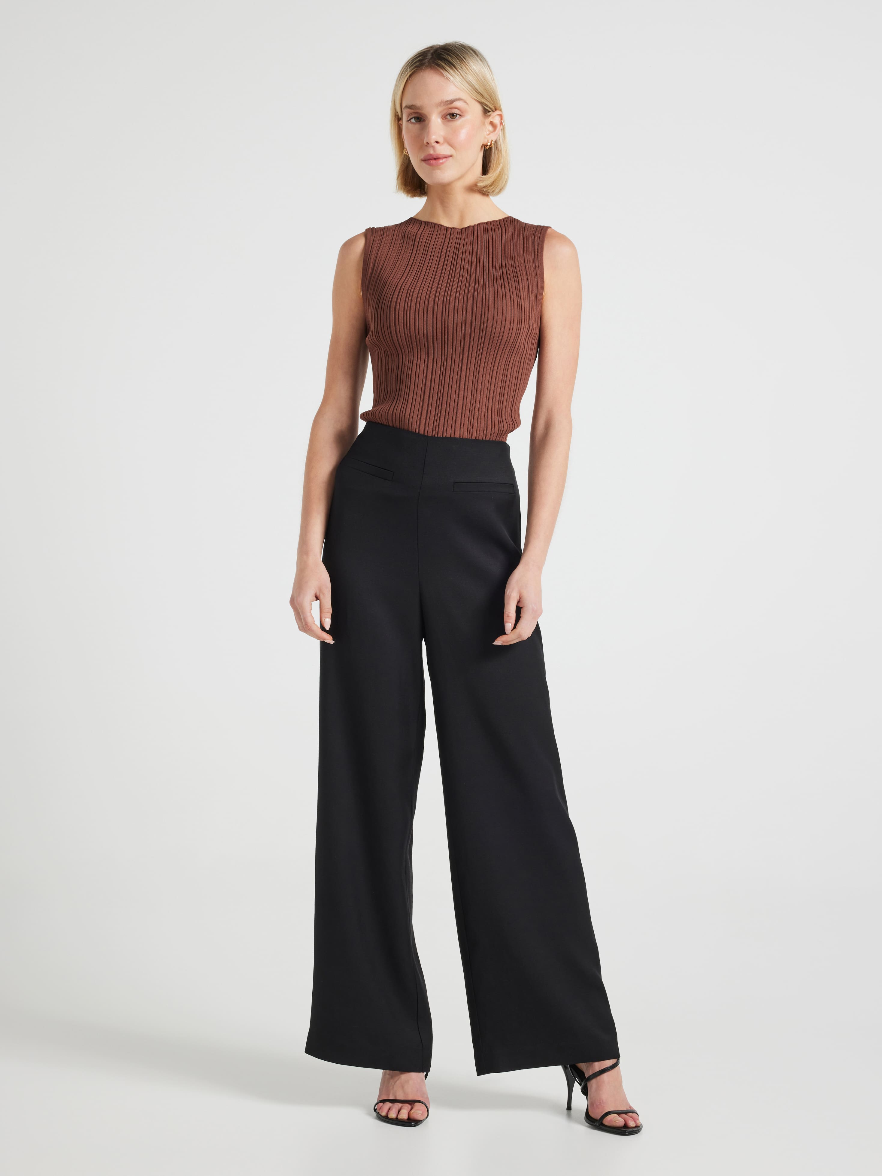 Marissa Ribbed Milano Knit