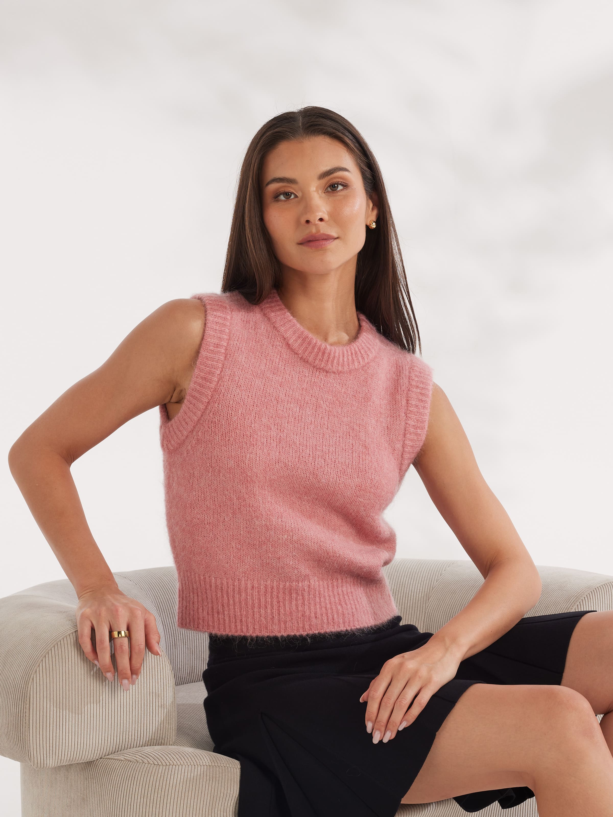 Clara Fluffy Vest