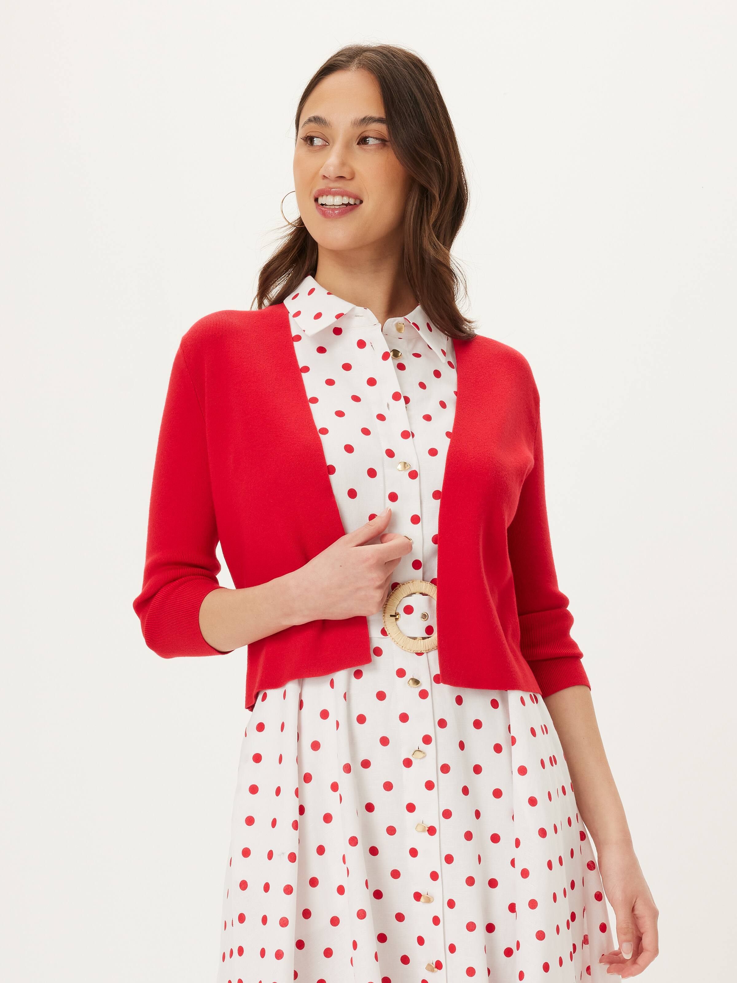 Libby Cropped 3/4 Cardi