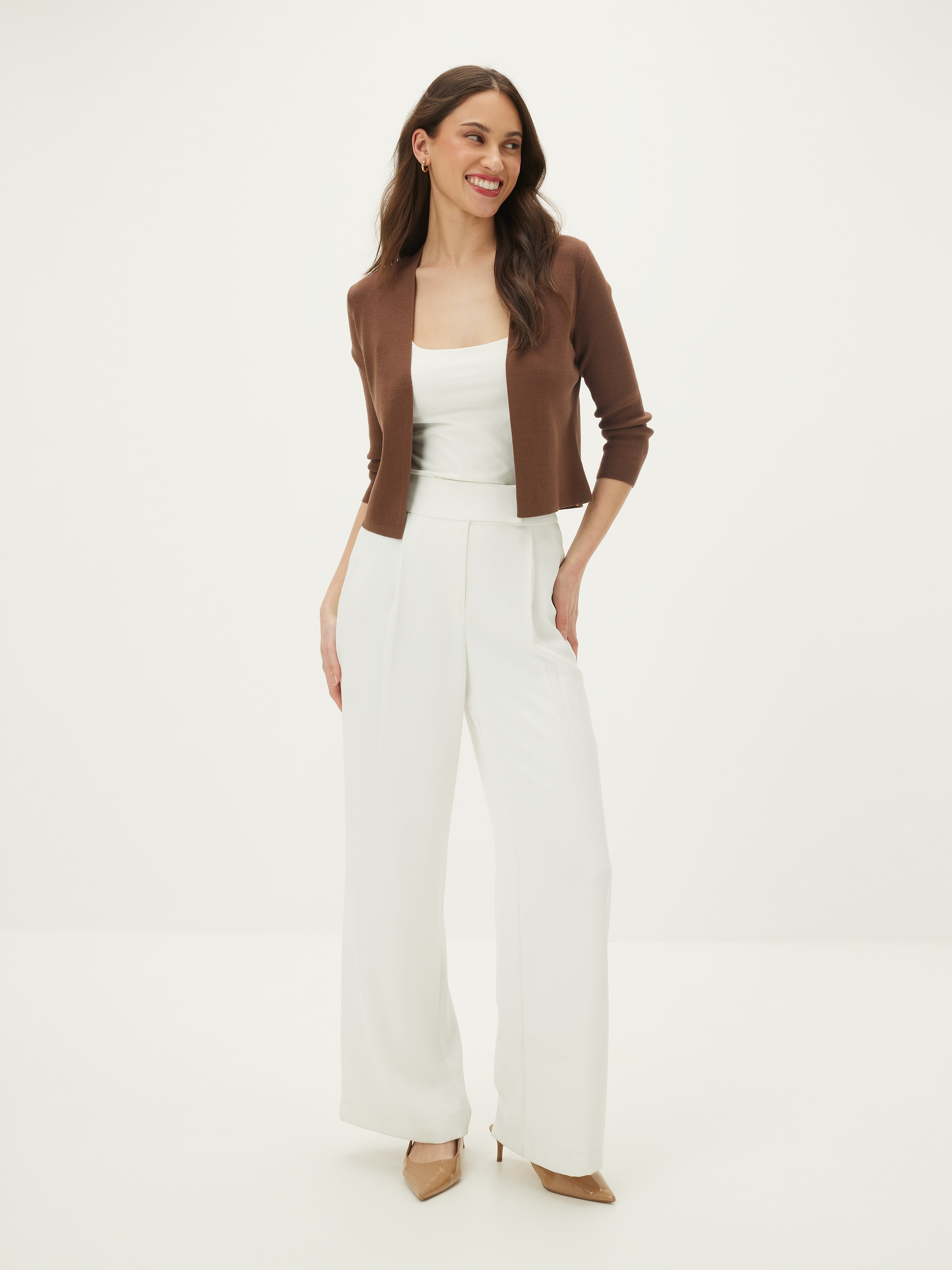 Libby Cropped 3/4 Cardi