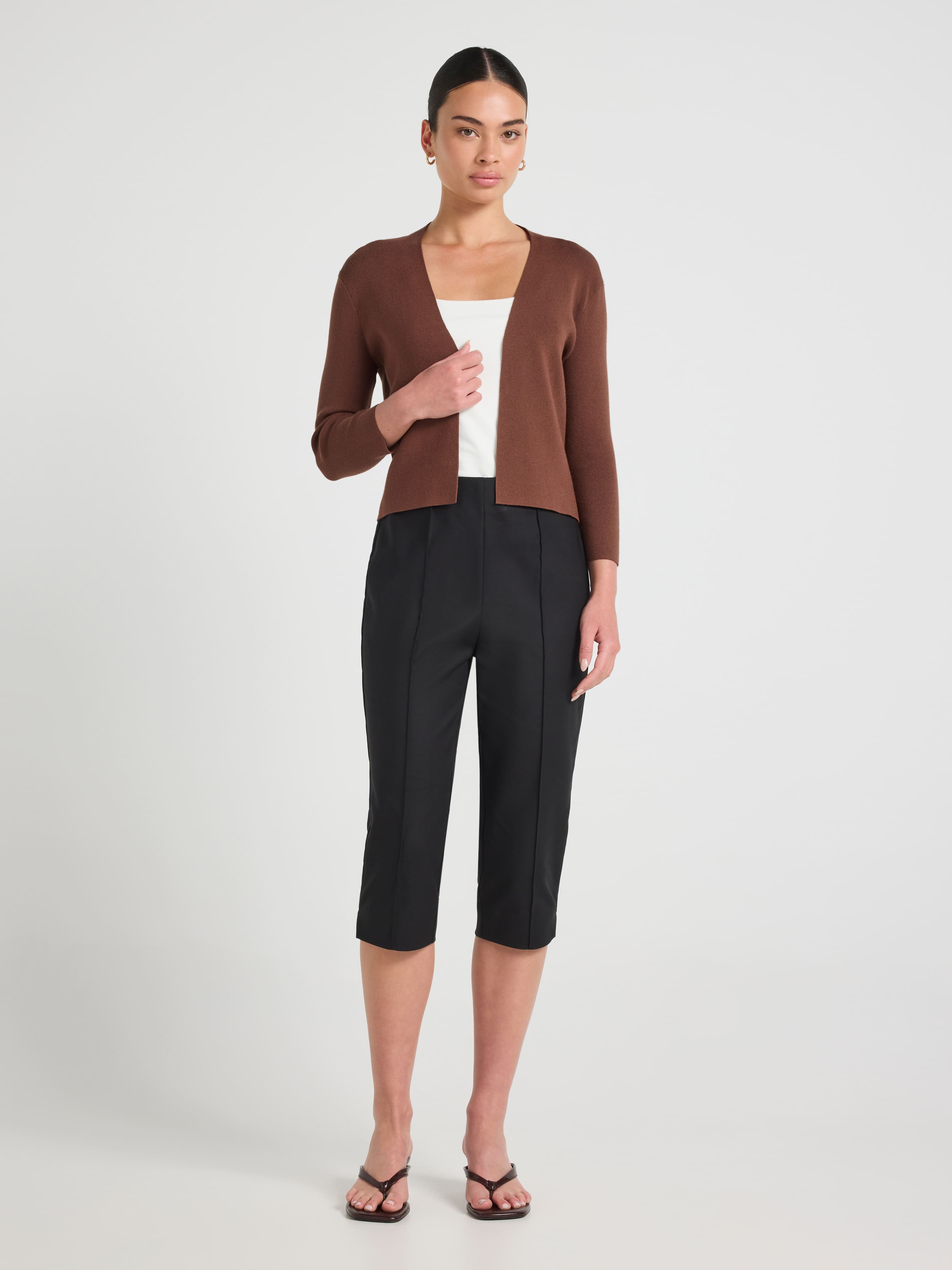 Libby Cropped 3/4 Cardi
