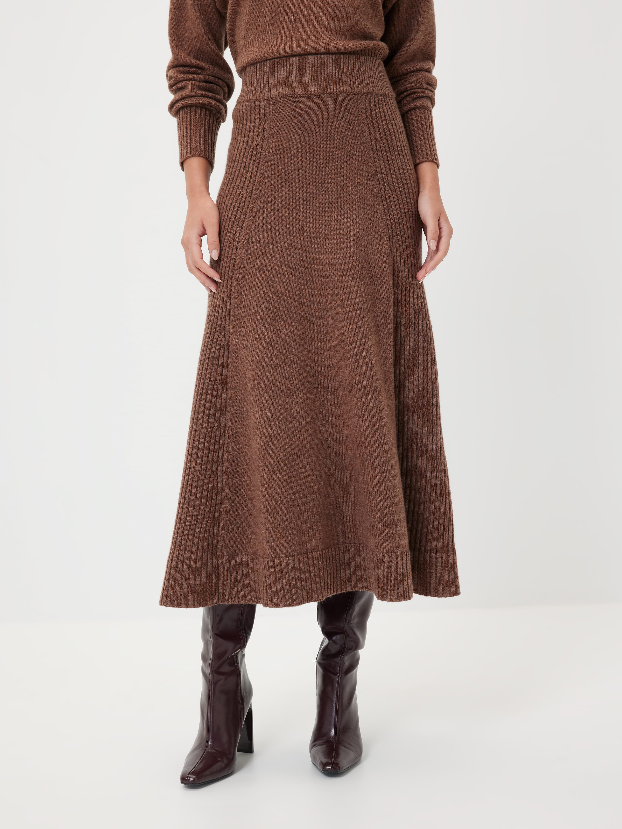 Liberty Ribbed Midi Skirt