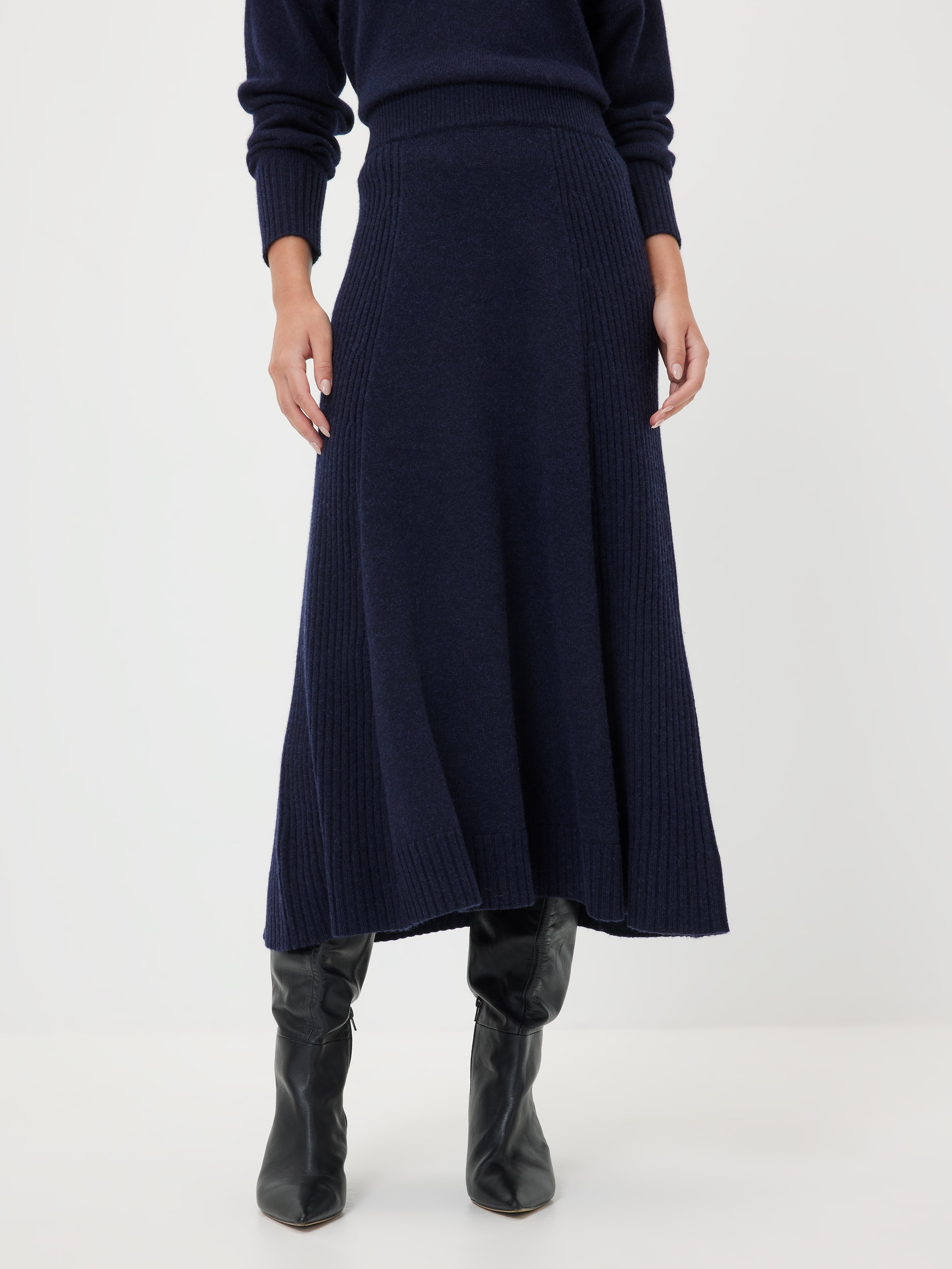 Liberty Ribbed Midi Skirt