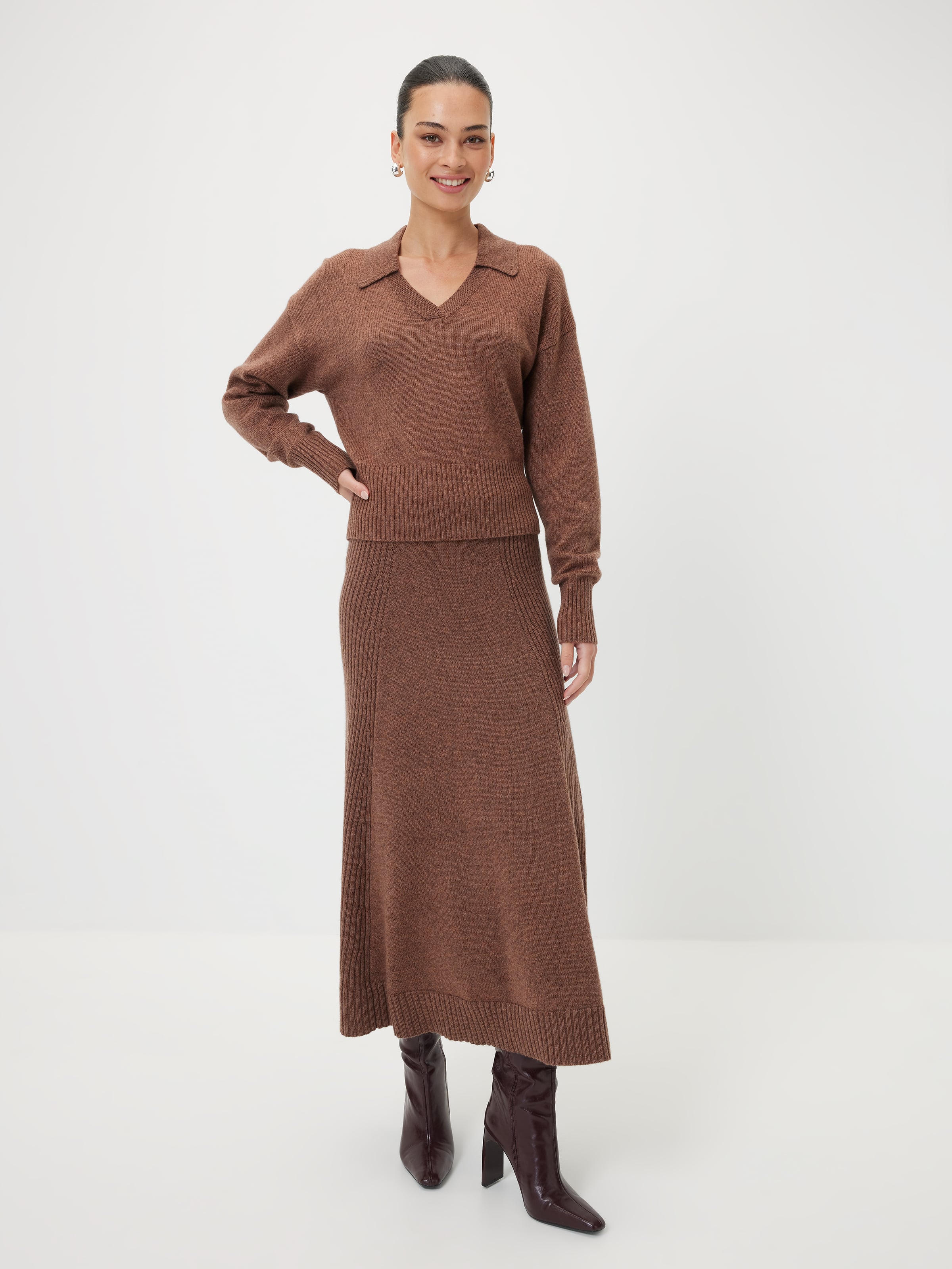 Liberty Ribbed Long Sleeve Knit