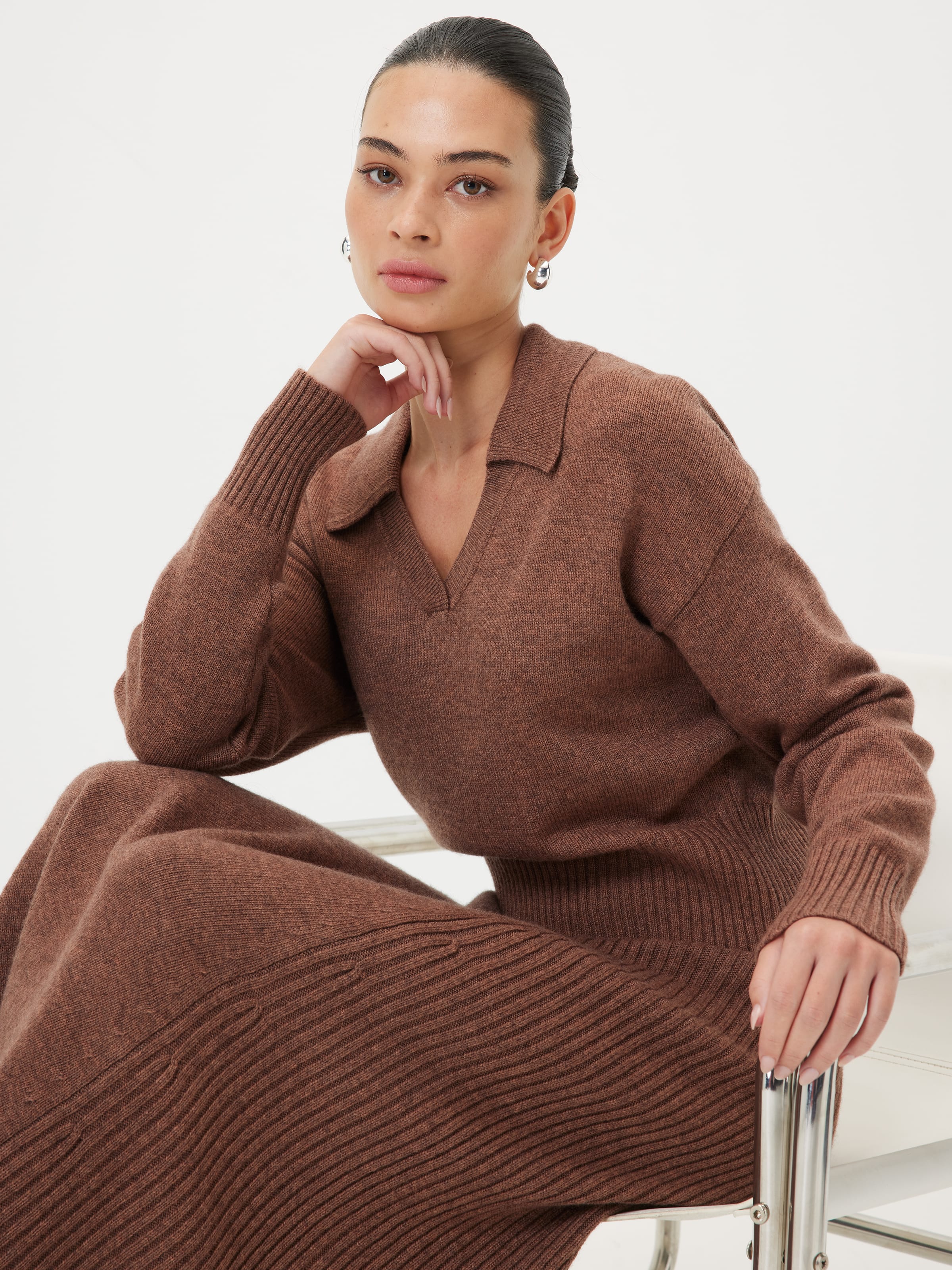 Liberty Ribbed Long Sleeve Knit