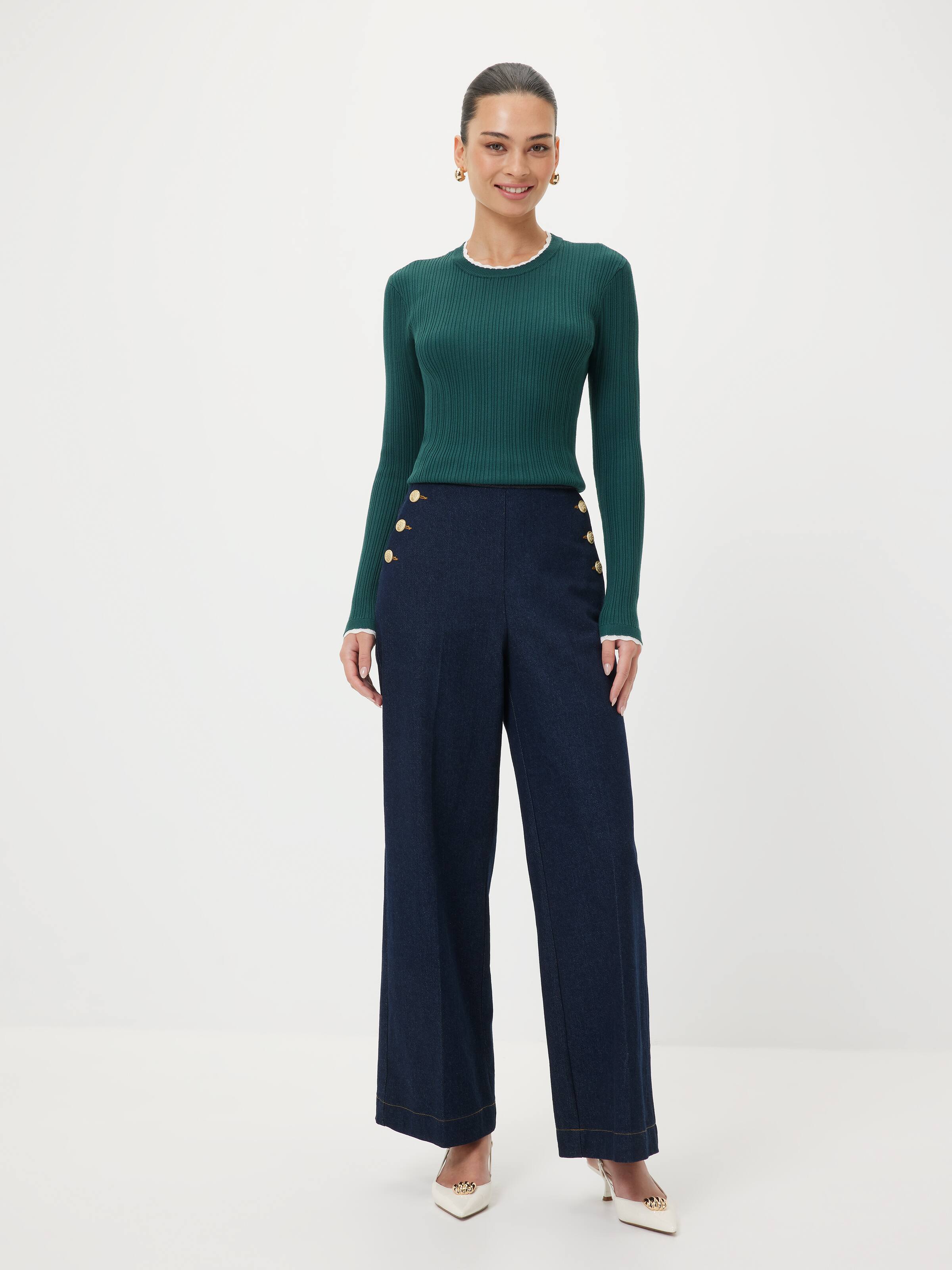 Lindsay Scallop Edge Knit