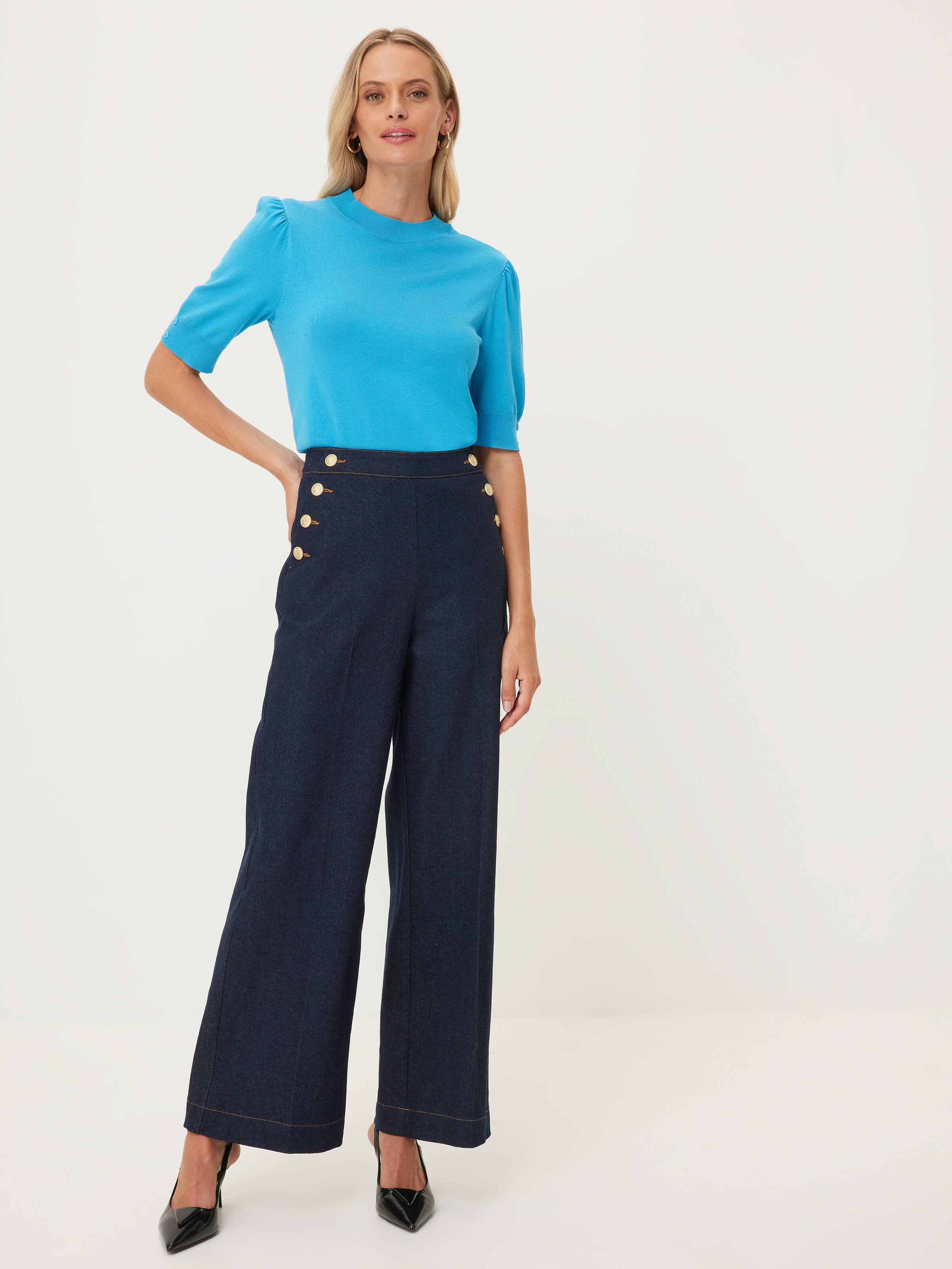 Frenchy Puff Sleeve Knit