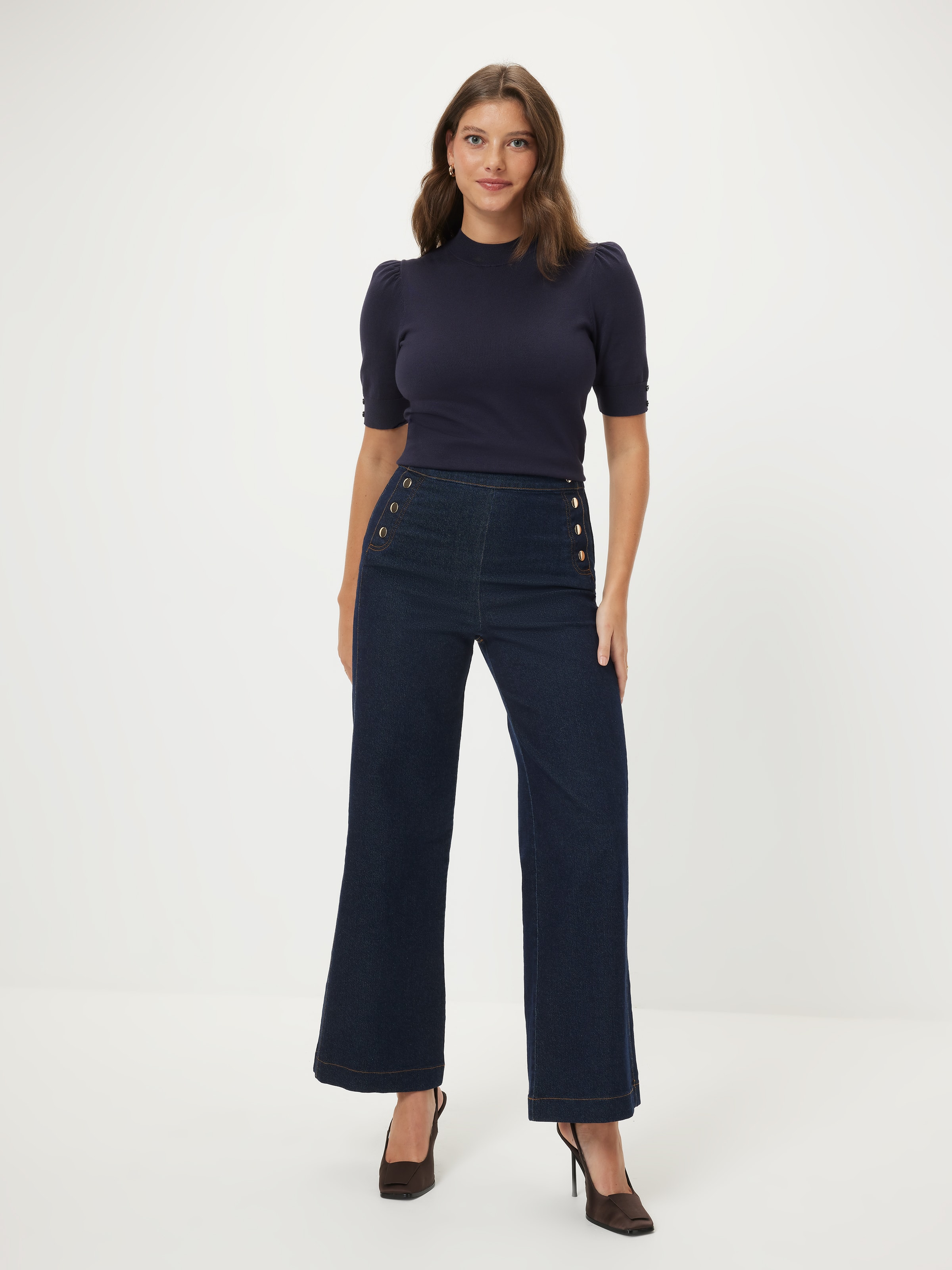 Frenchy Puff Sleeve Knit