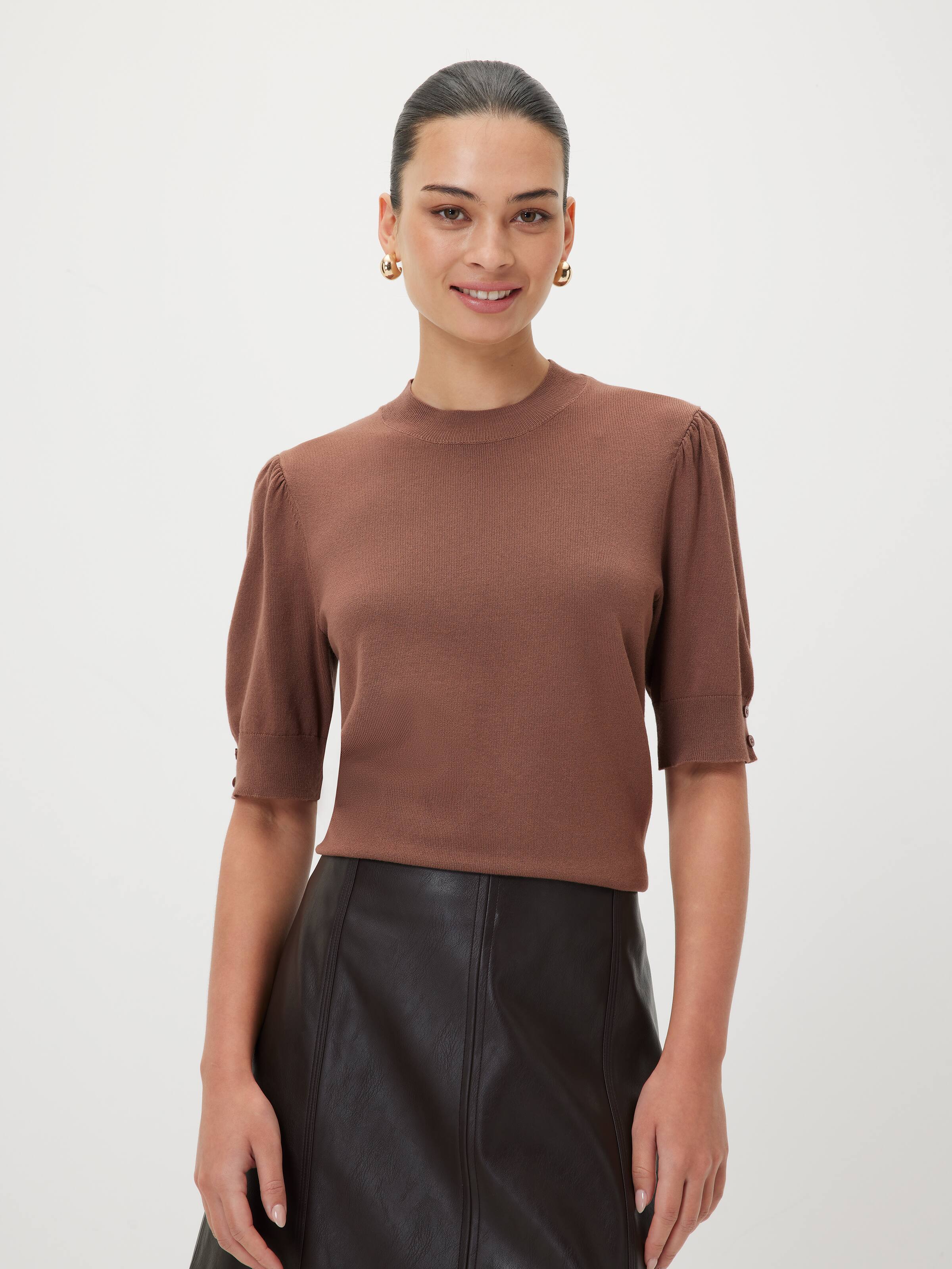 Frenchy Puff Sleeve Knit