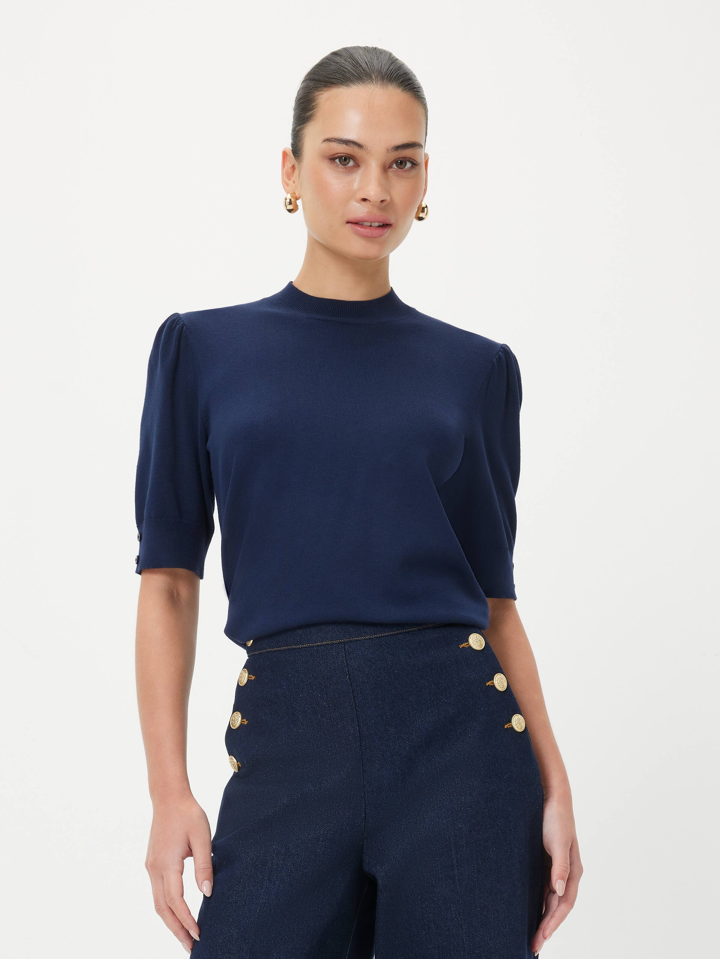 Frenchy Puff Sleeve Knit