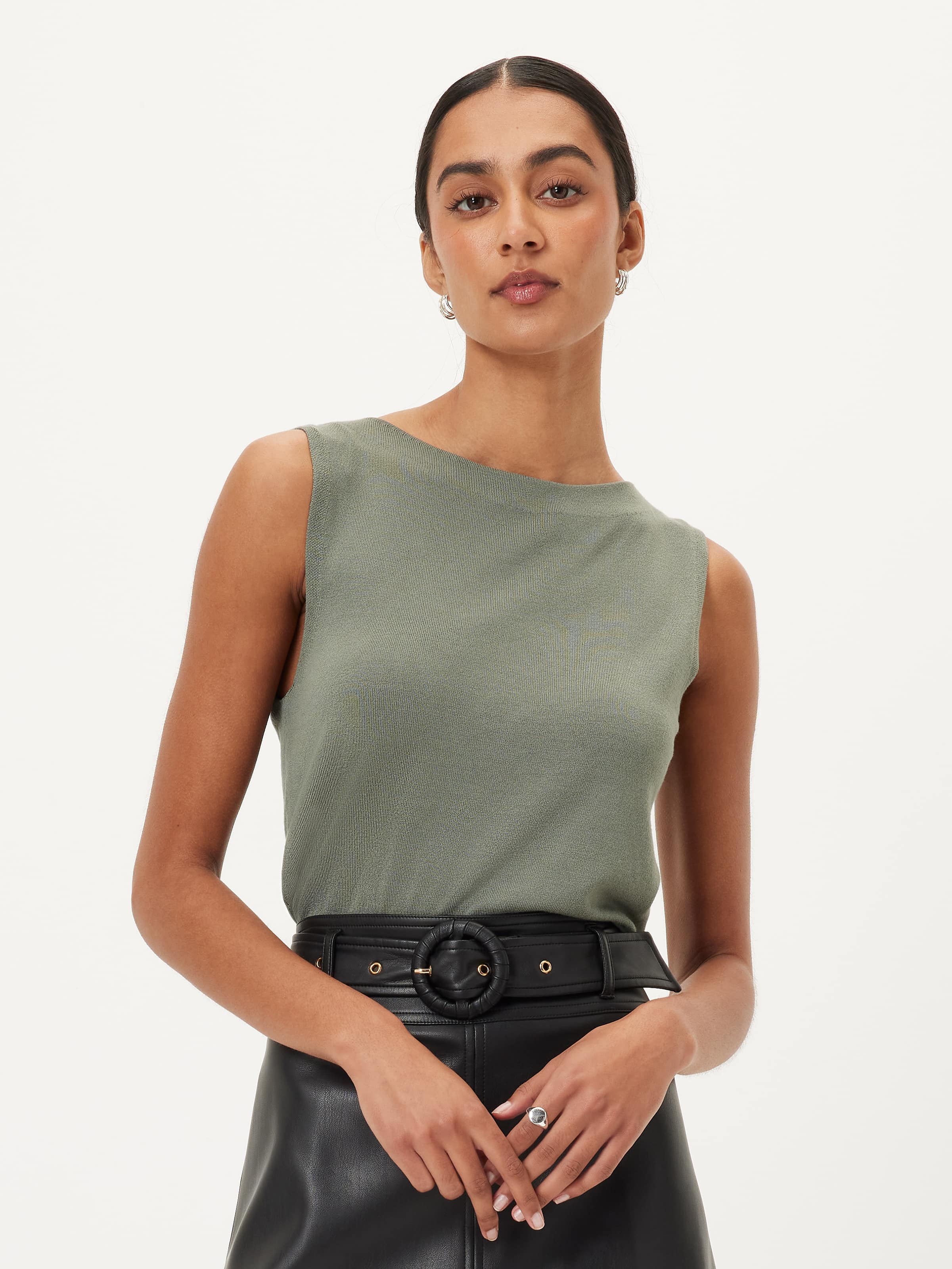 Melanie Boat Neck Tank