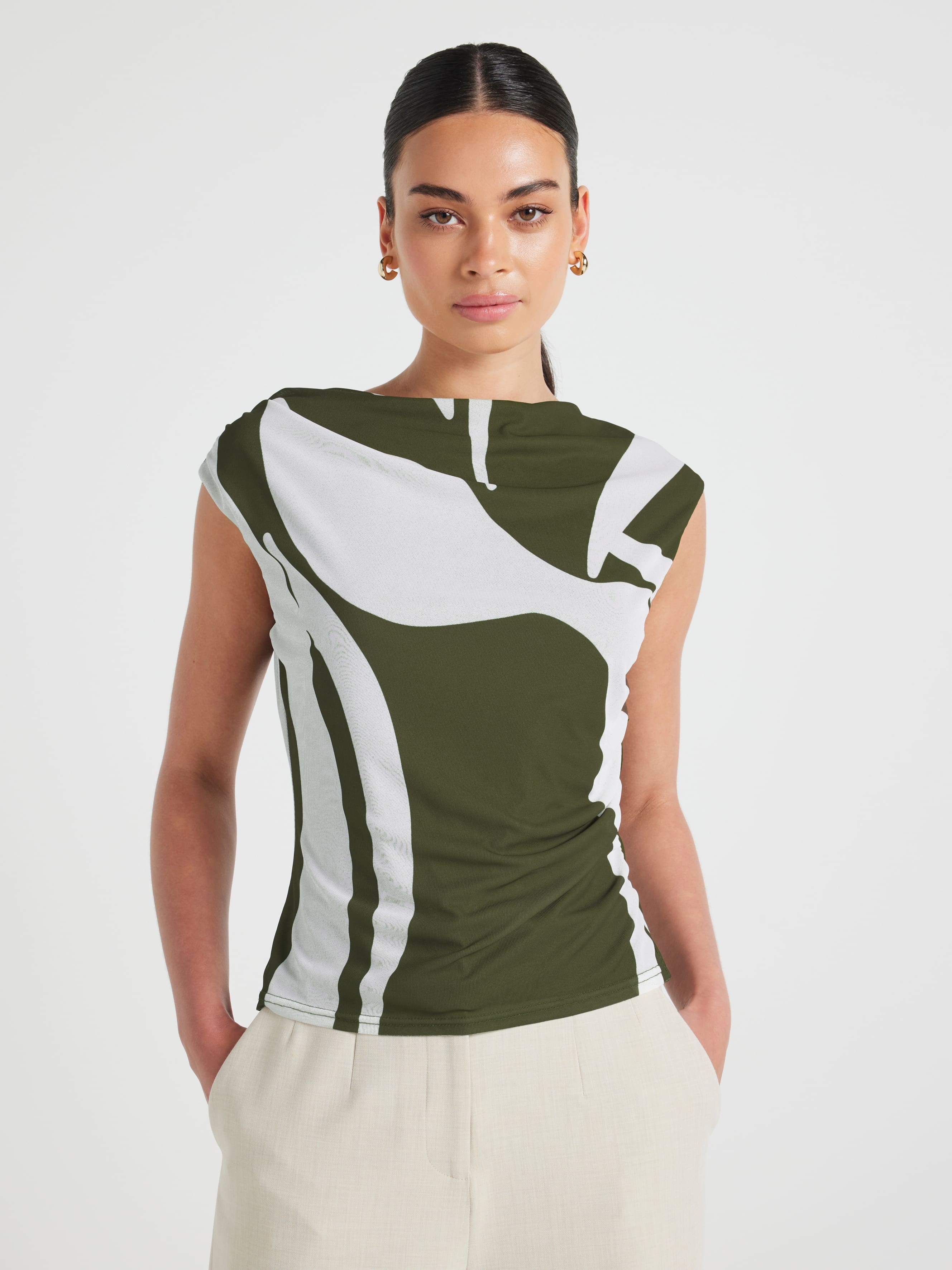 Dion Mesh Shell Top