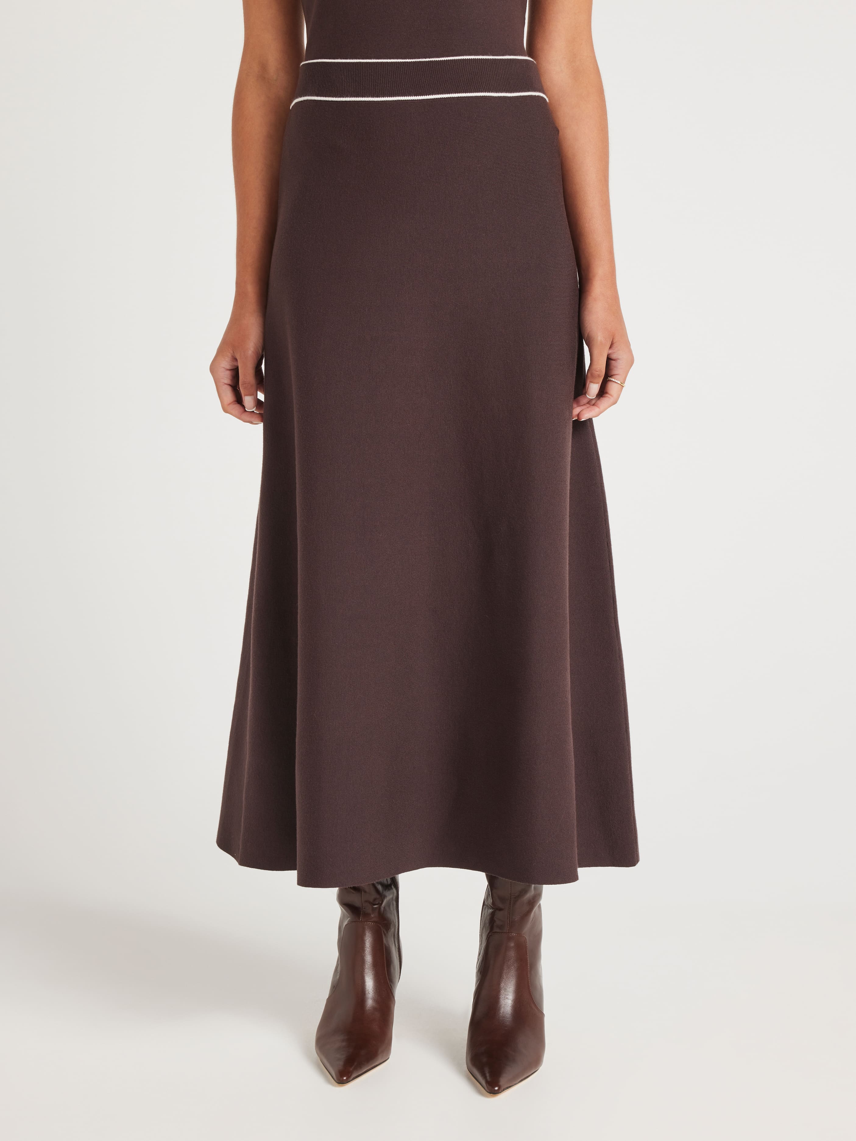 Willow Tipped Midi Skirt