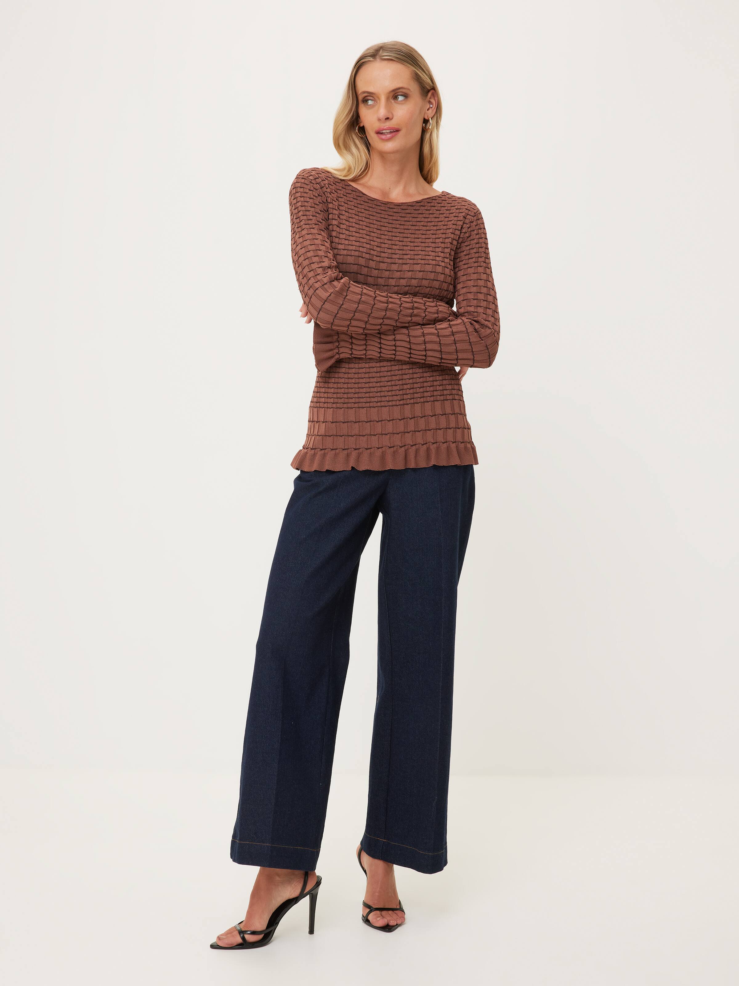 Cleo Two Tone Milano Knit