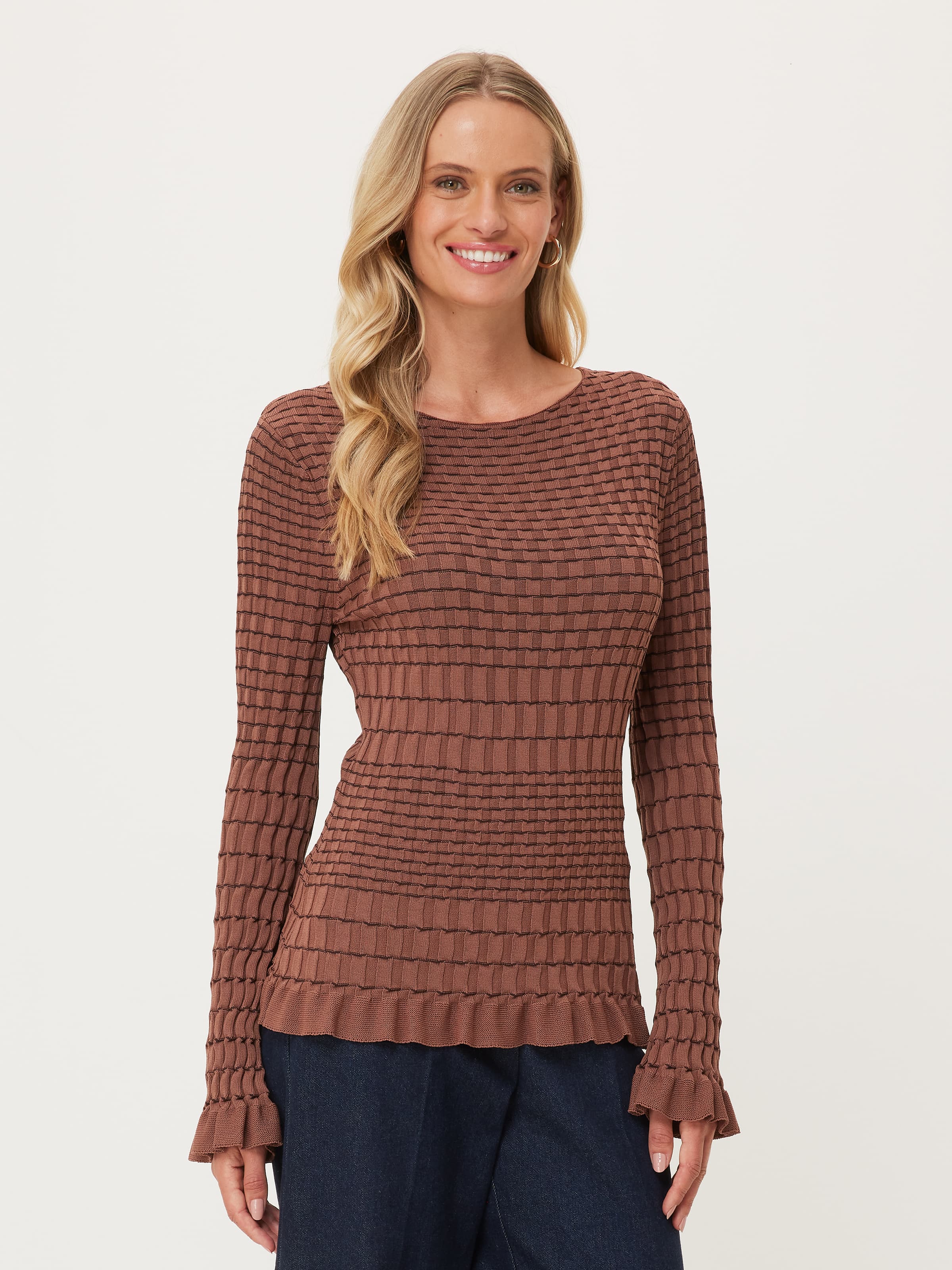Cleo Two Tone Milano Knit