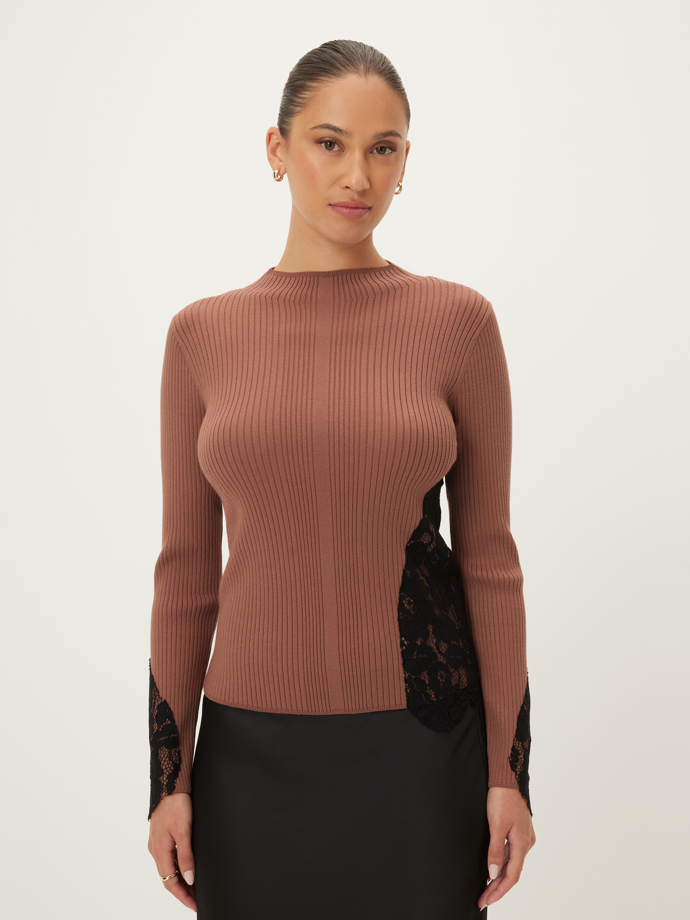 Katie Lace Detail Milano Ls