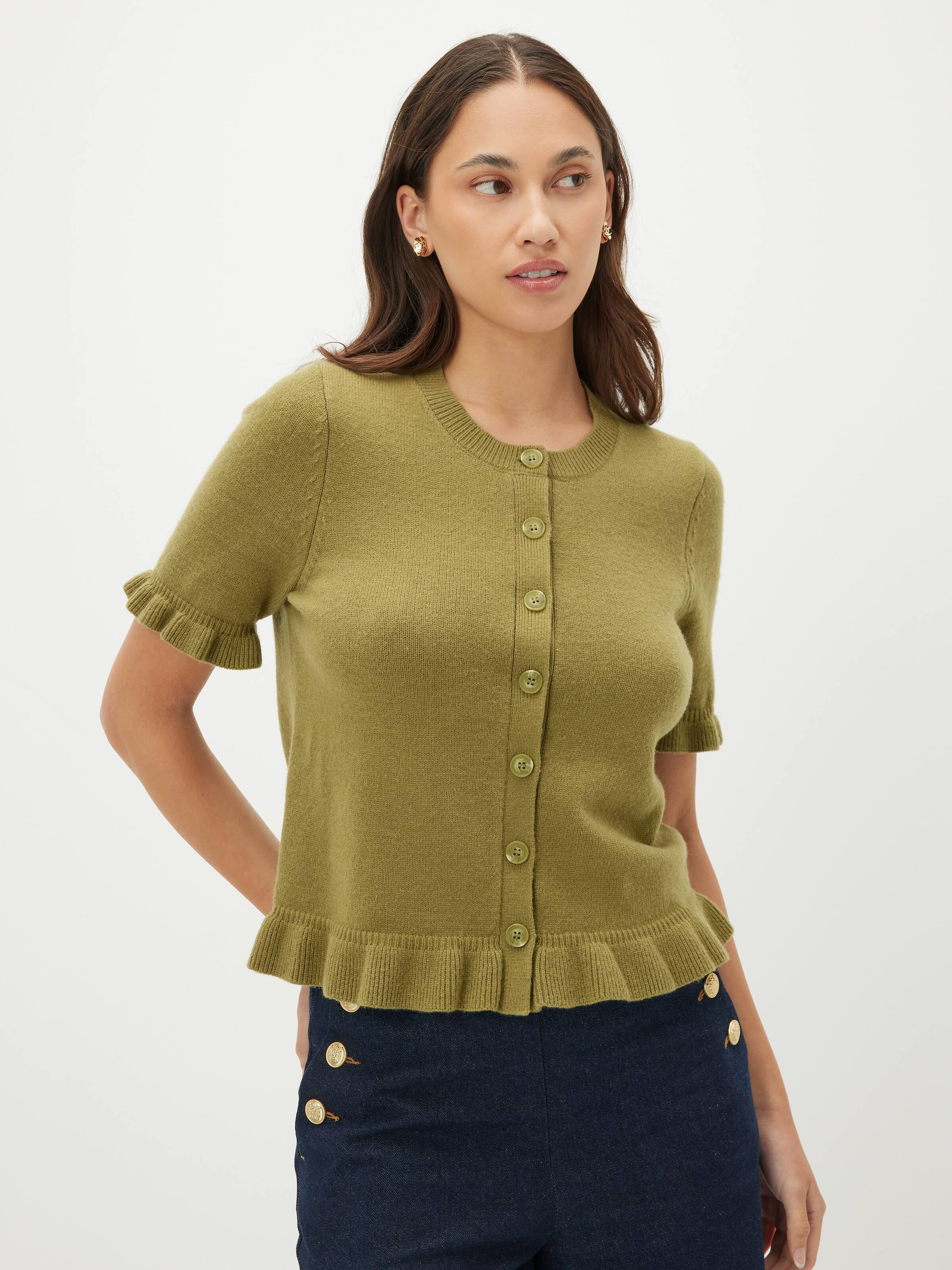 Lottie Frill Hem Cardigan