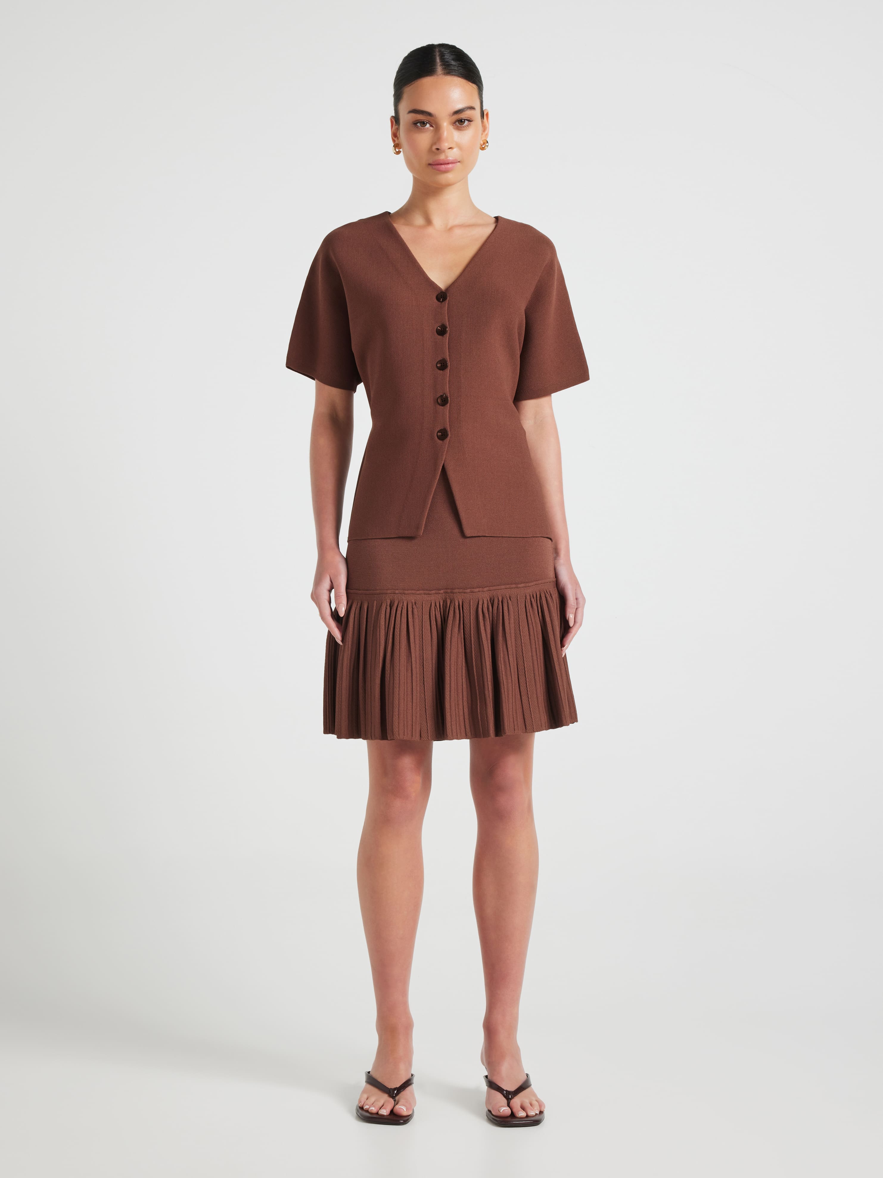 Talia Short Sleeve Milano Knit Blazer