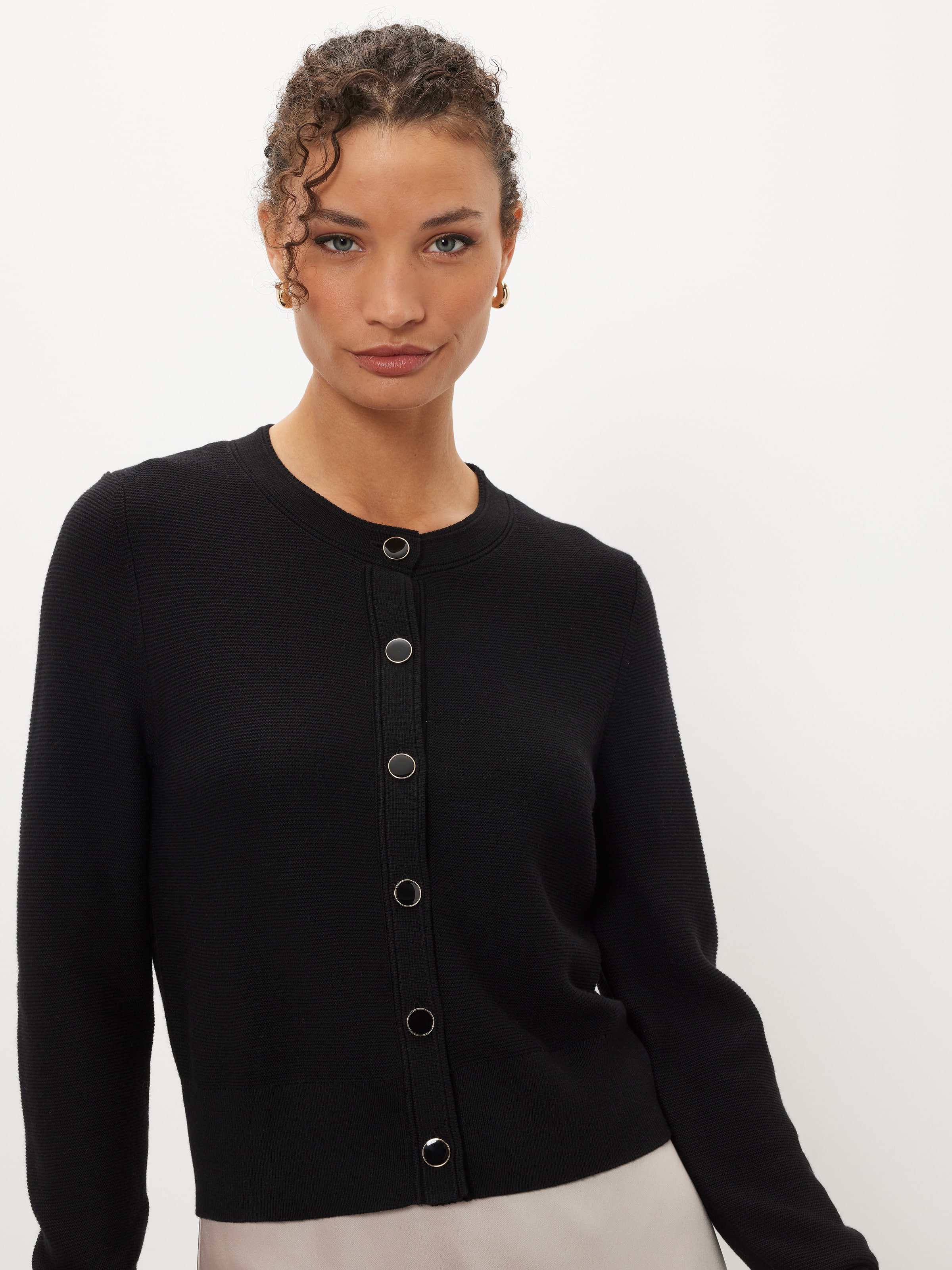 Chelsea Enamel Button Cardigan